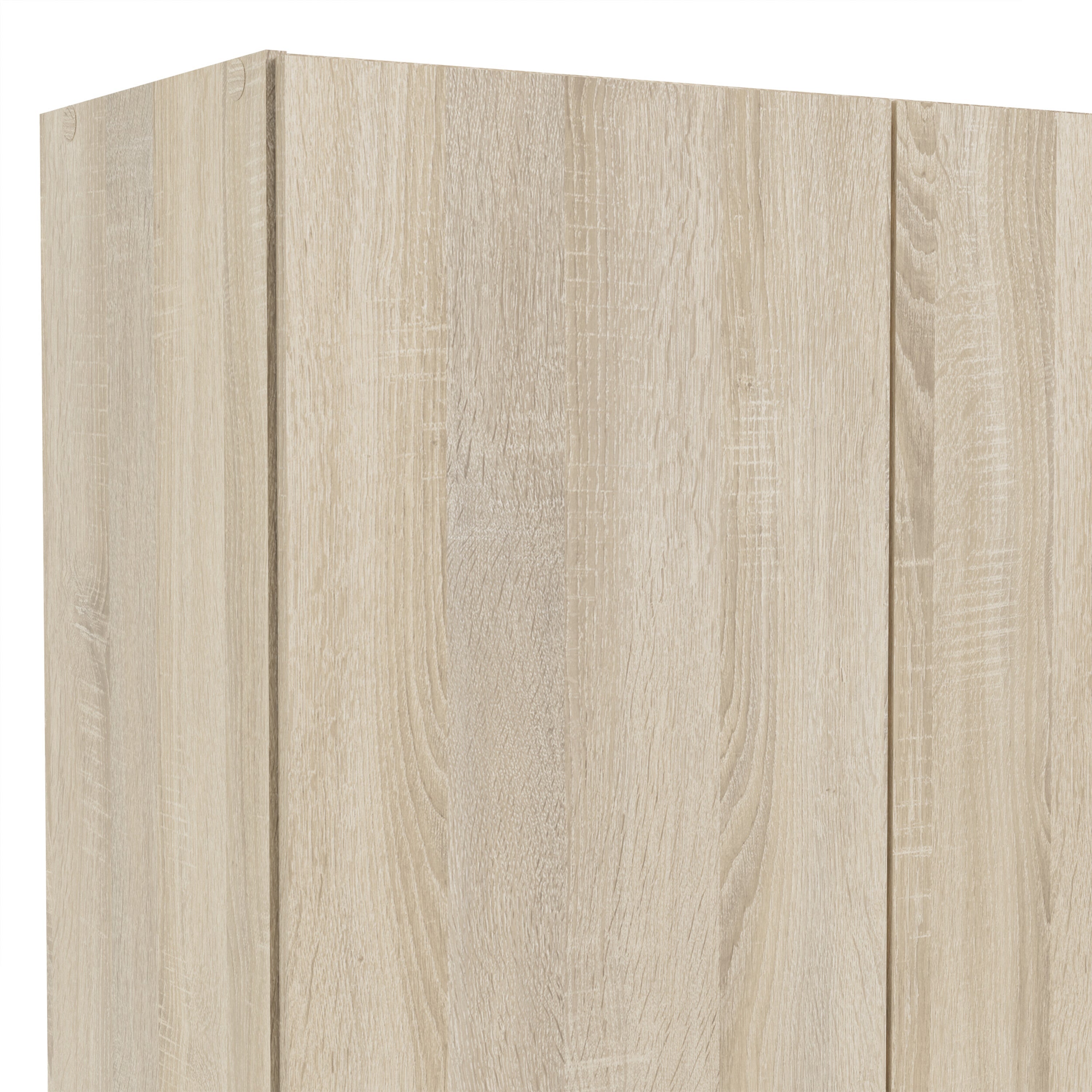 Space Wardrobe with 2 Doors + 1 Drawer in Oak 1750 – FTG, view 9