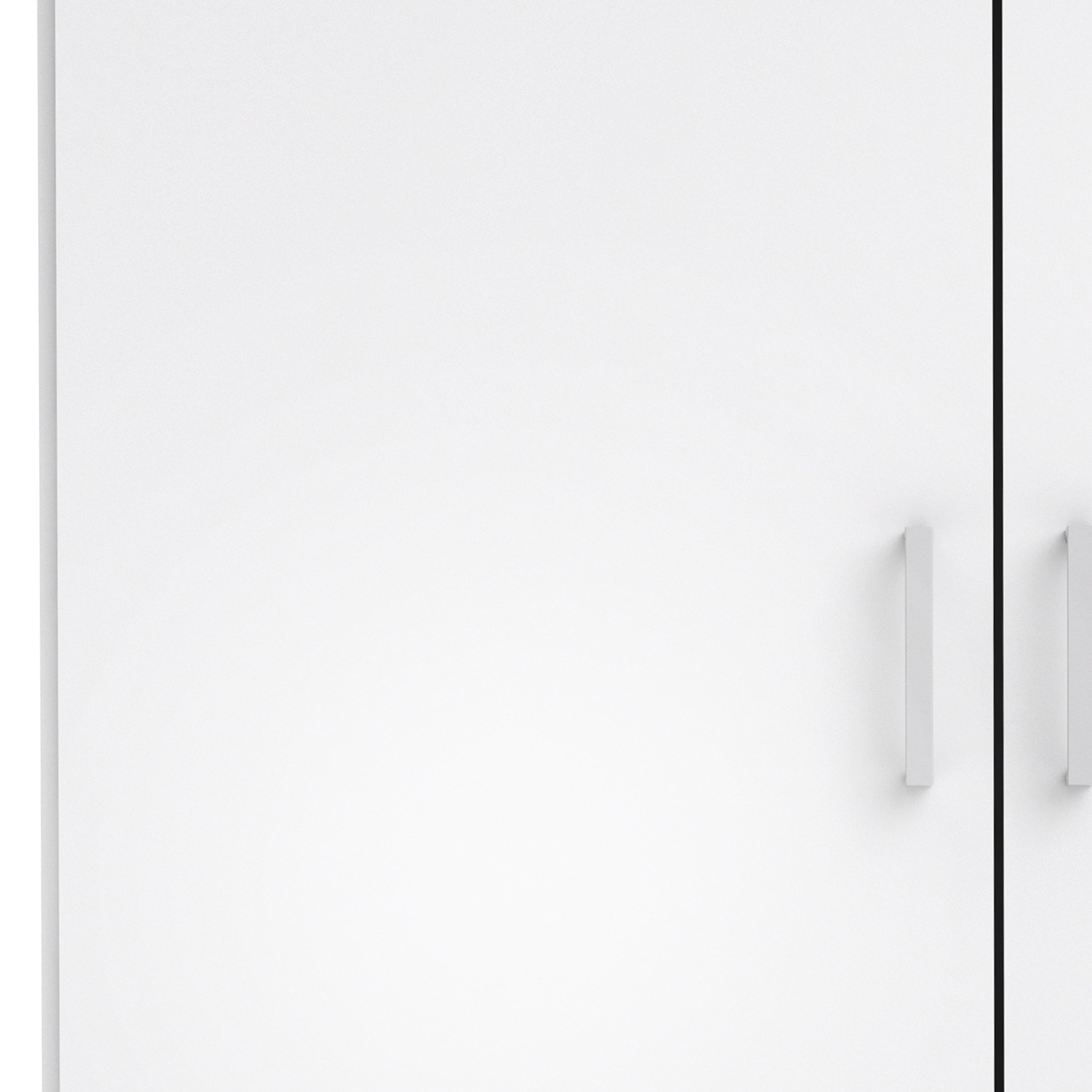 Space Wardrobe 2 Doors White 1750 – FTG, view 7
