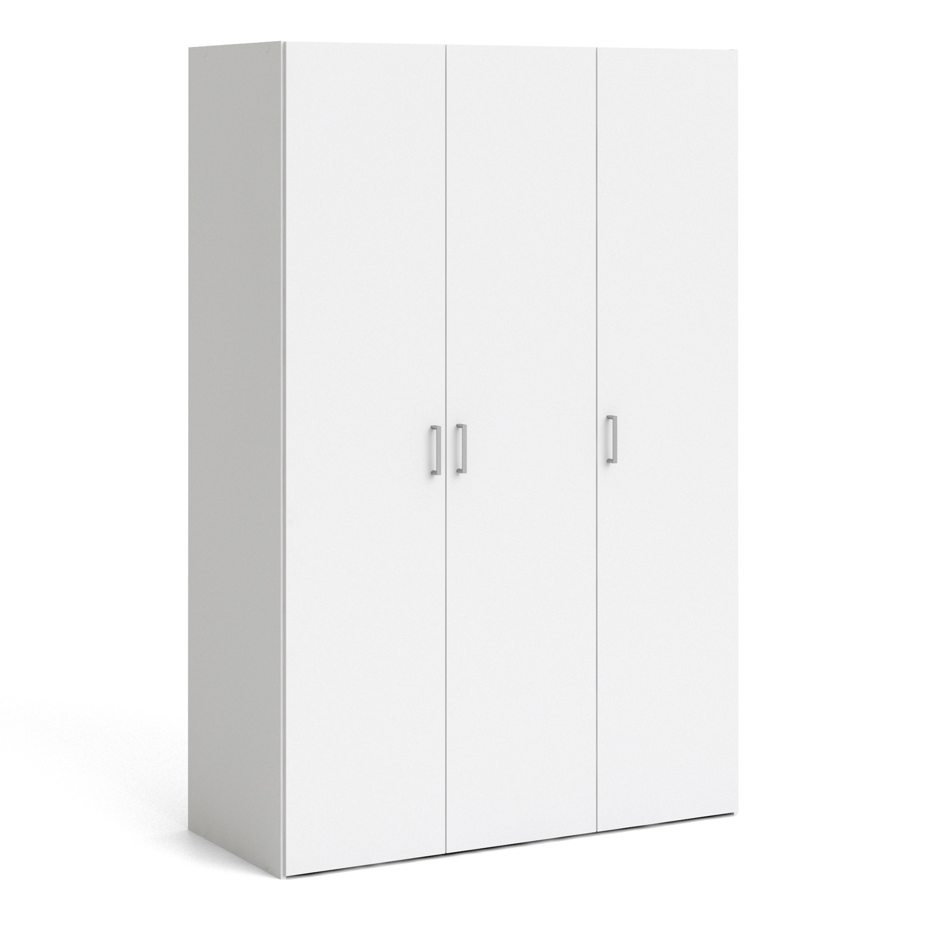 Space Wardrobe 3 Doors White 1750 – FTG