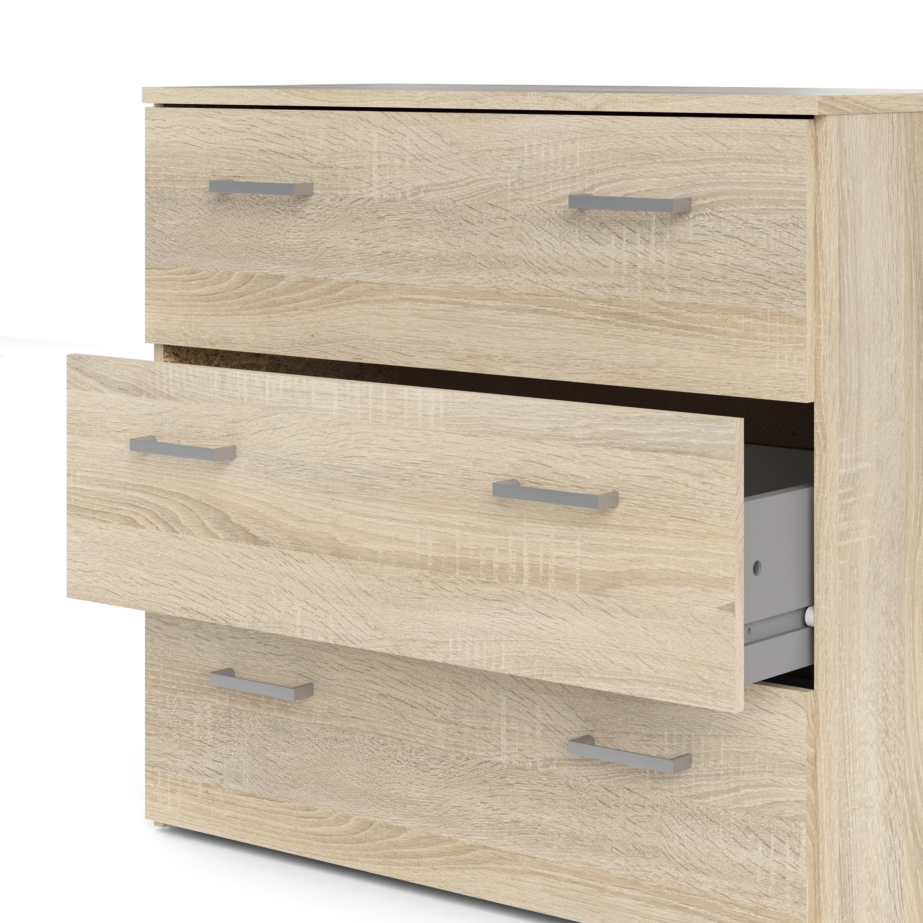 Space Chest of 3 Drawers in Oak – FTG, view 10