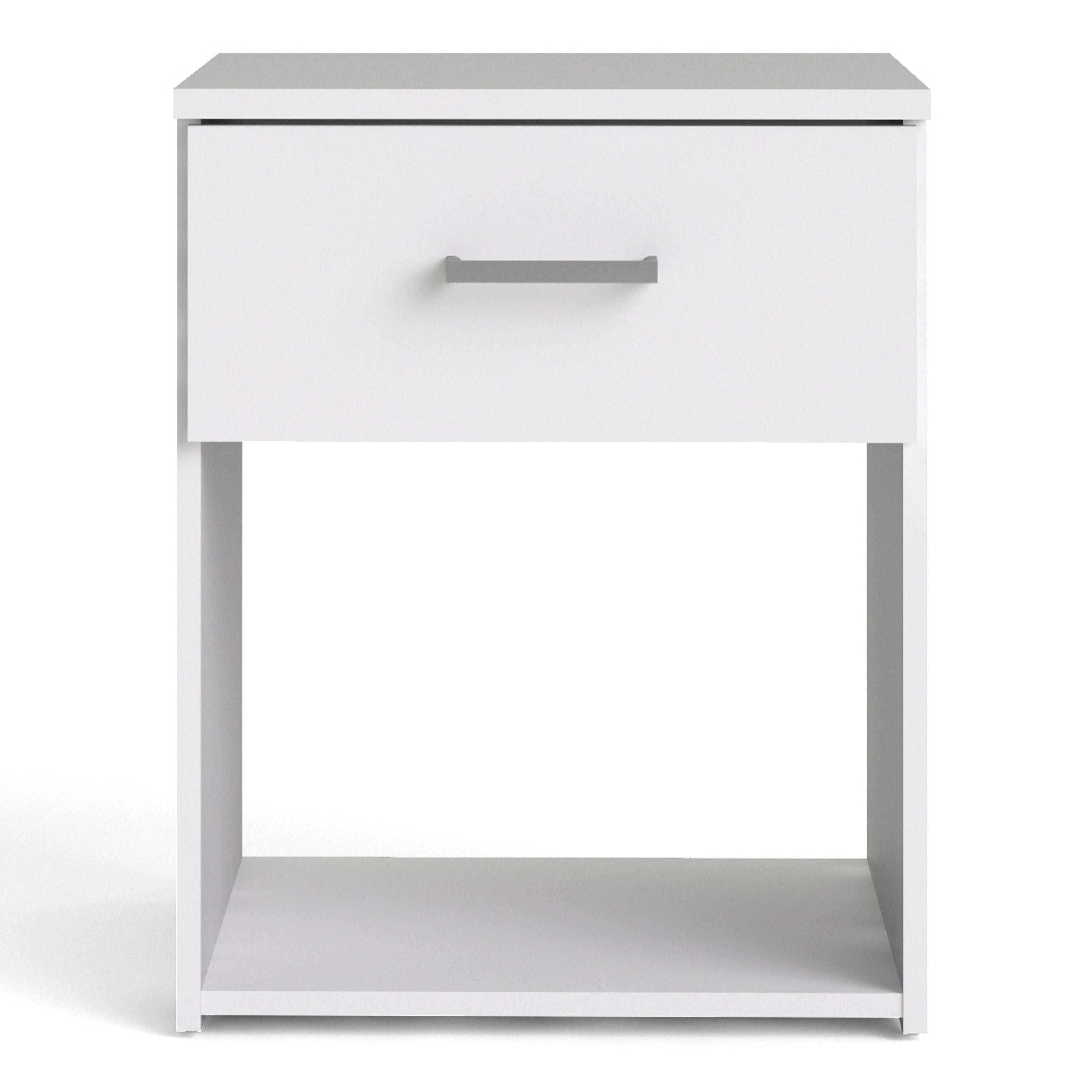 Space Bedside 1 Drawer in White – FTG, view 2