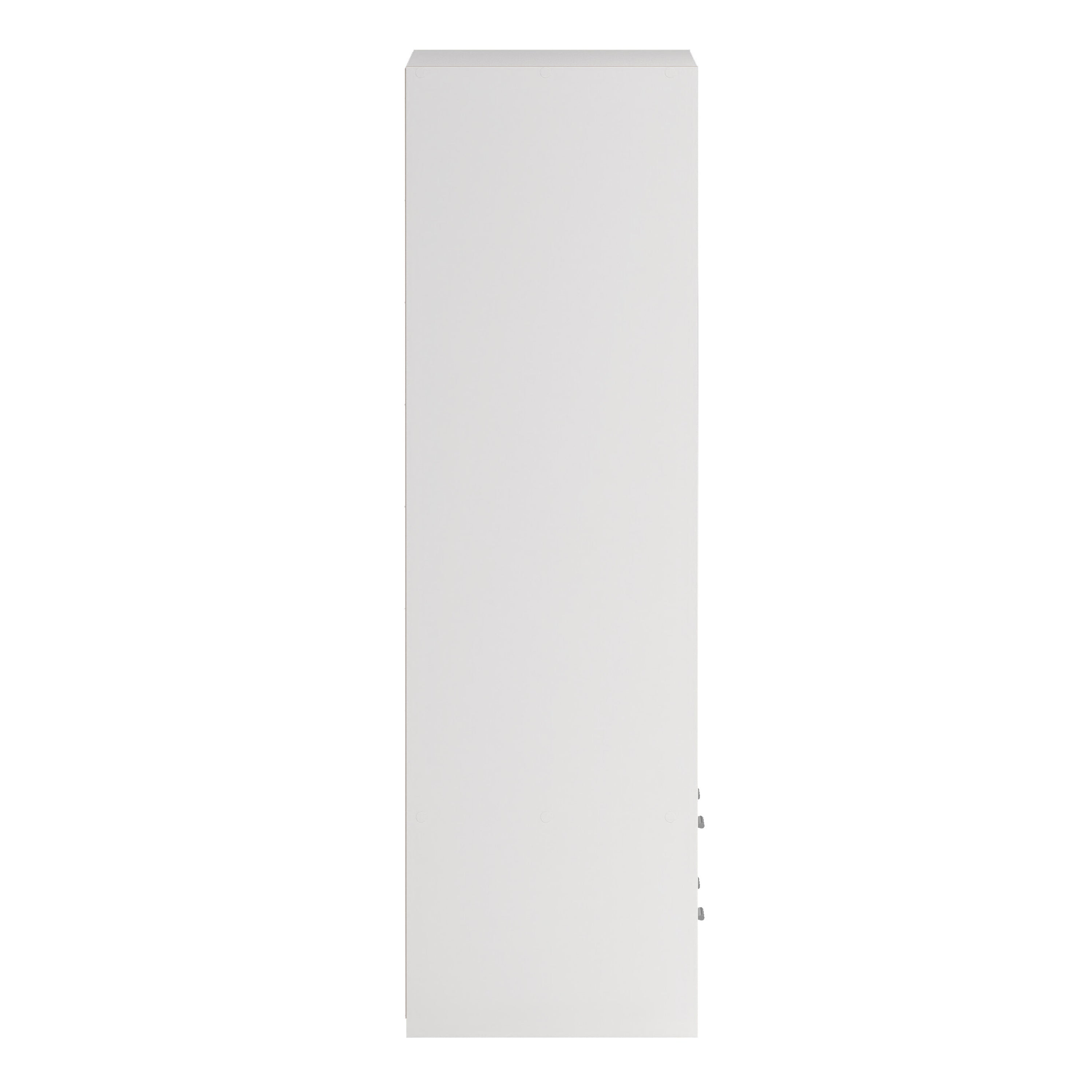 Line Wardrobe with 2 Sliding Doors and 4 Drawers, White – FTG, view 4