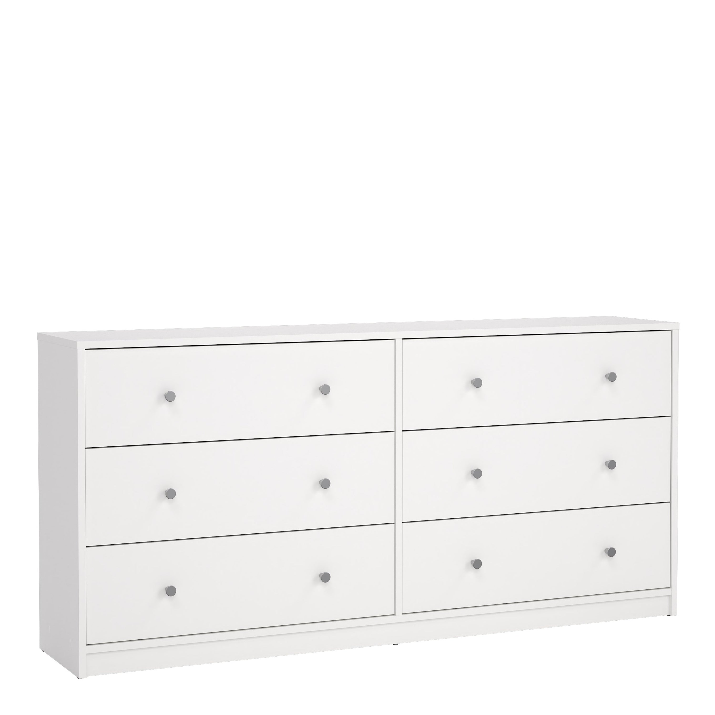 May Chest of 6 Drawers (3+3) in White – FTG