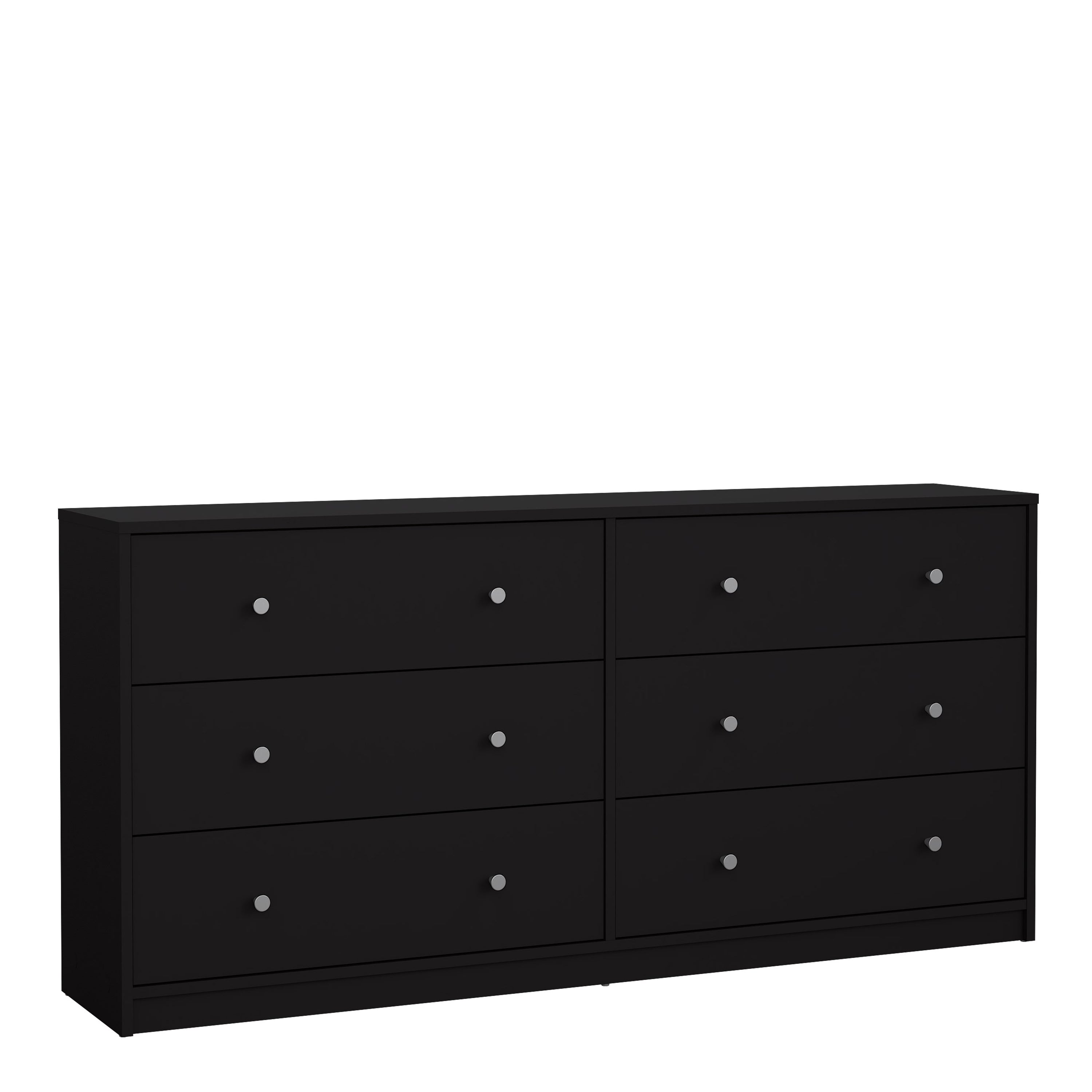 May Chest of 6 Drawers (3+3) in Black – FTG