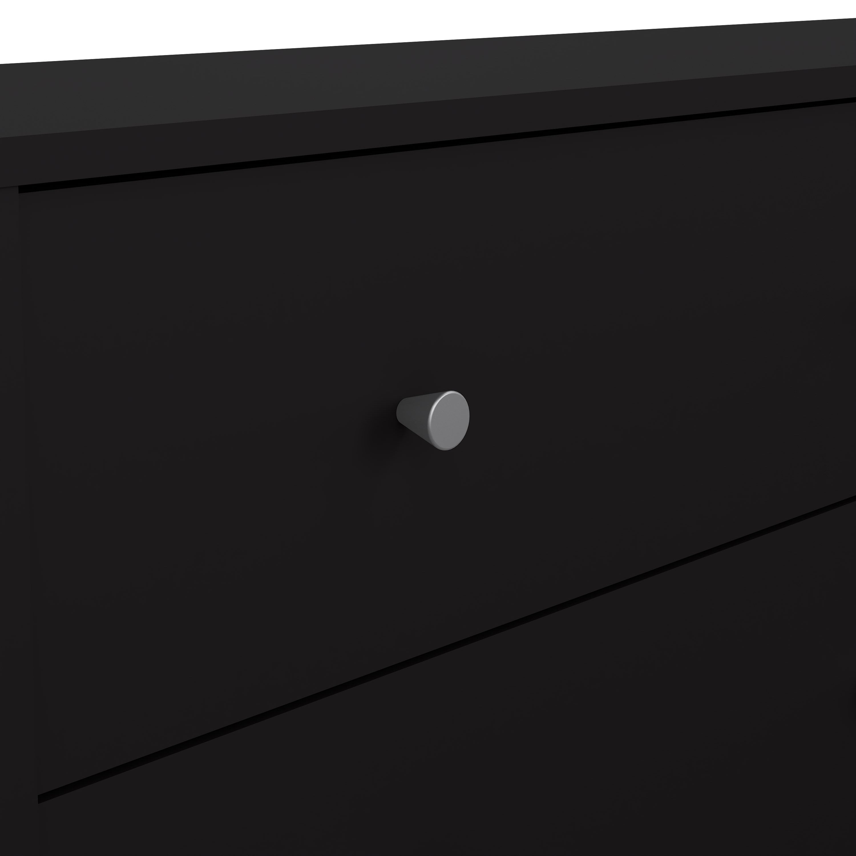 May Chest of 6 Drawers (3+3) in Black – FTG, view 9