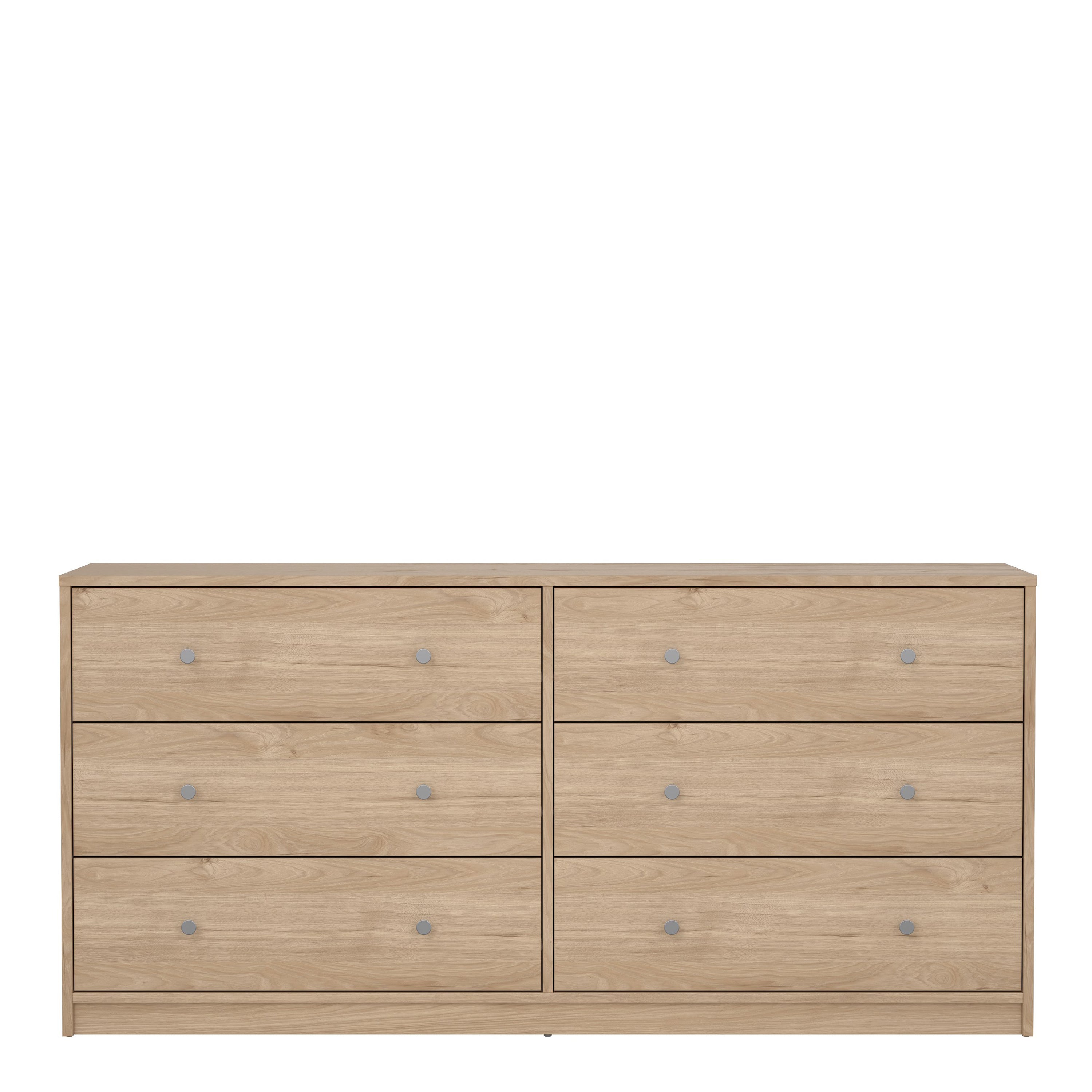 May Chest of 6 Drawers (3+3) in Jackson Hickory Oak – FTG, view 2