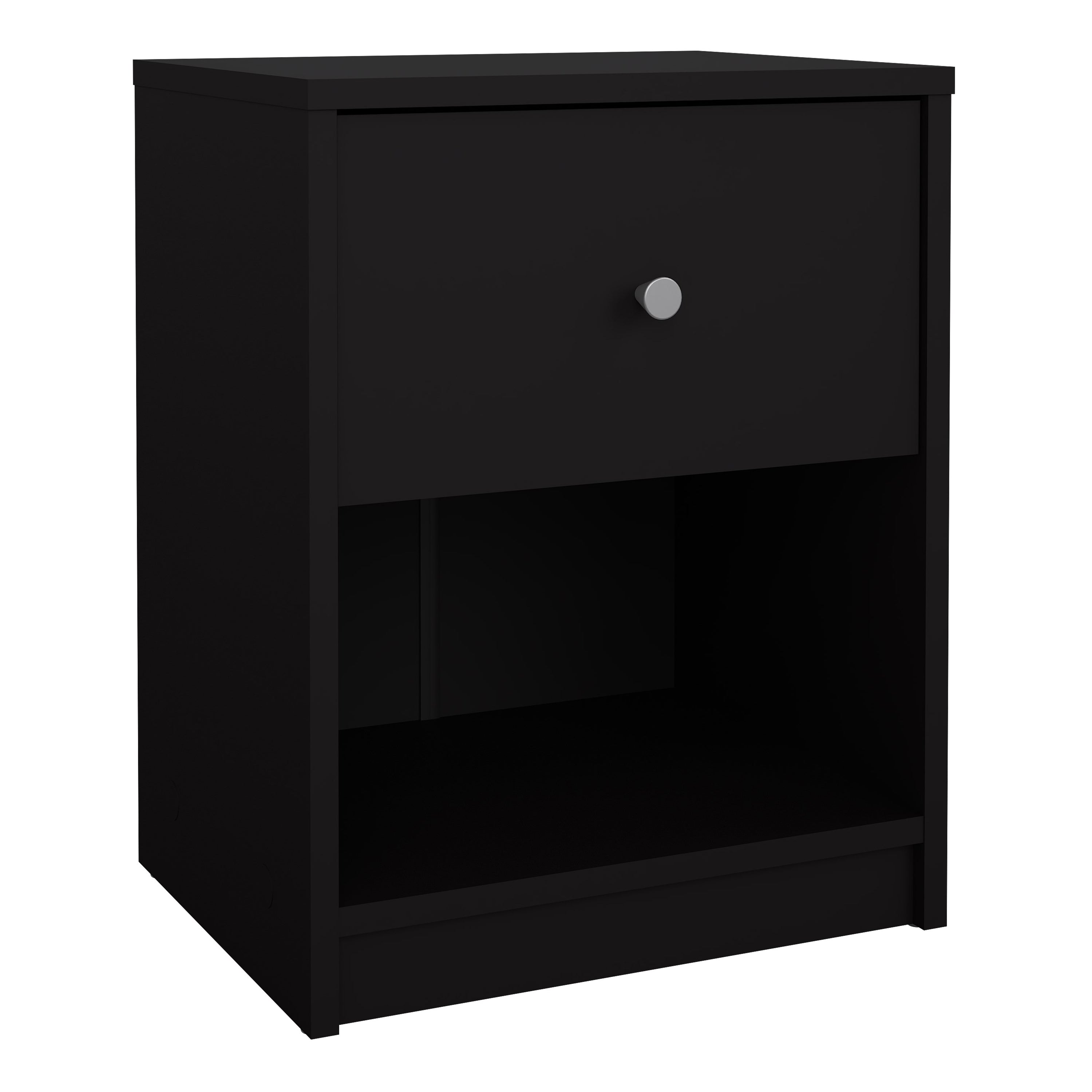 May Bedside 1 Drawer in Black – FTG
