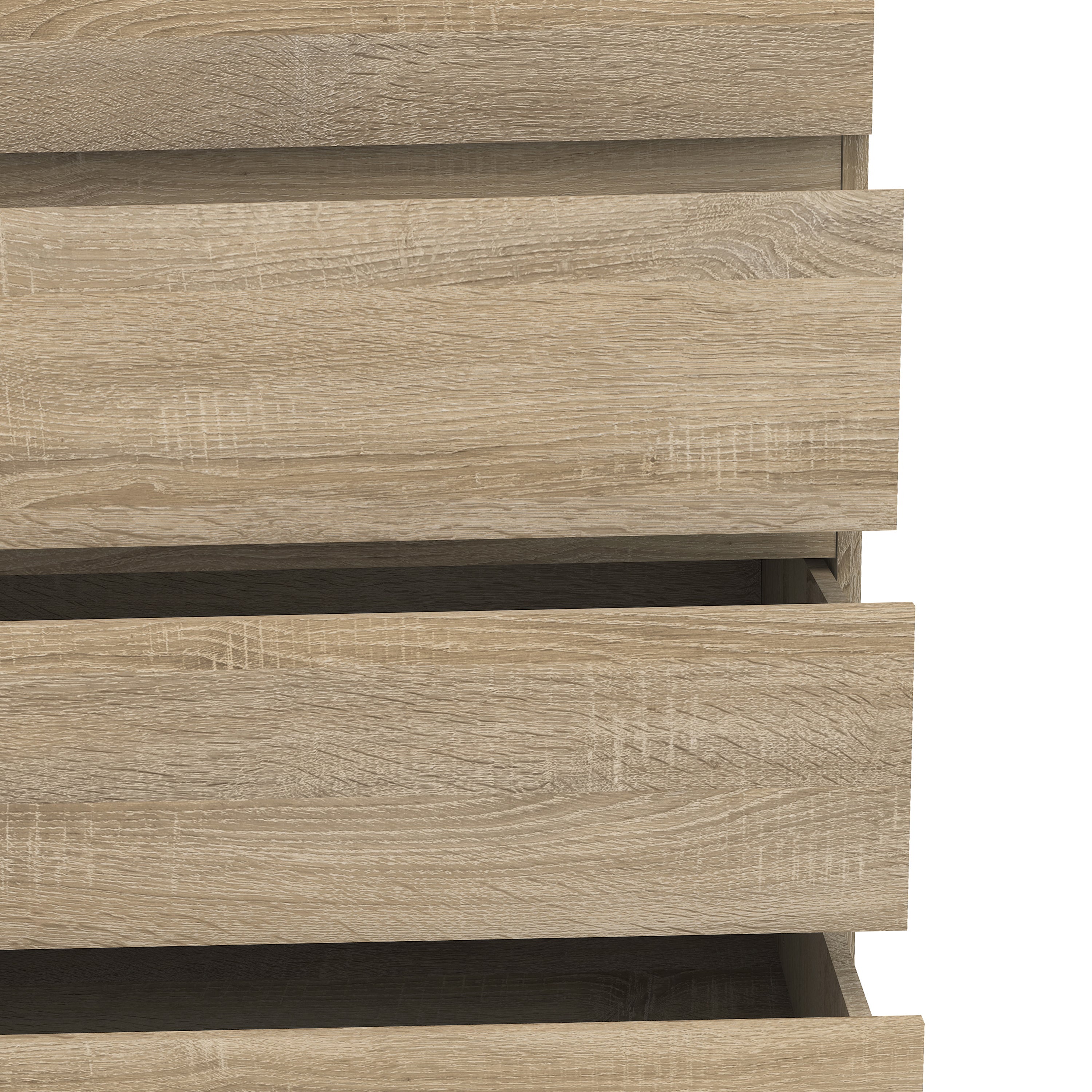 Nova Chest of 5 Drawers in Oak – FTG, view 5