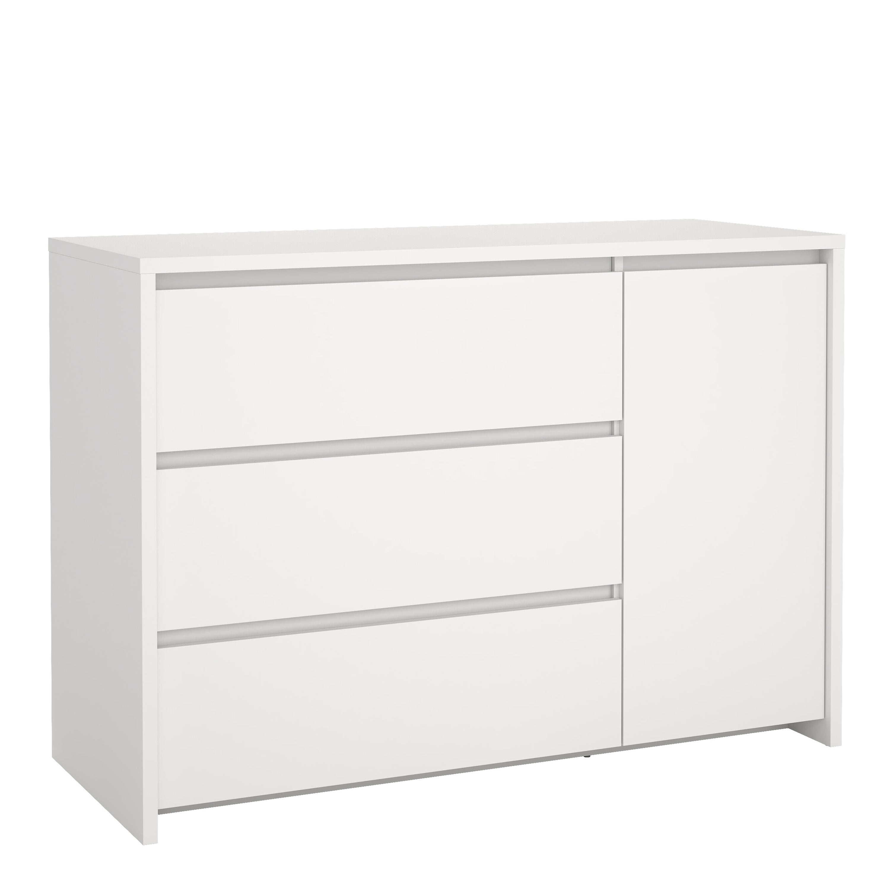 Next Sideboard with 1 door and 3 drawers White – FTG
