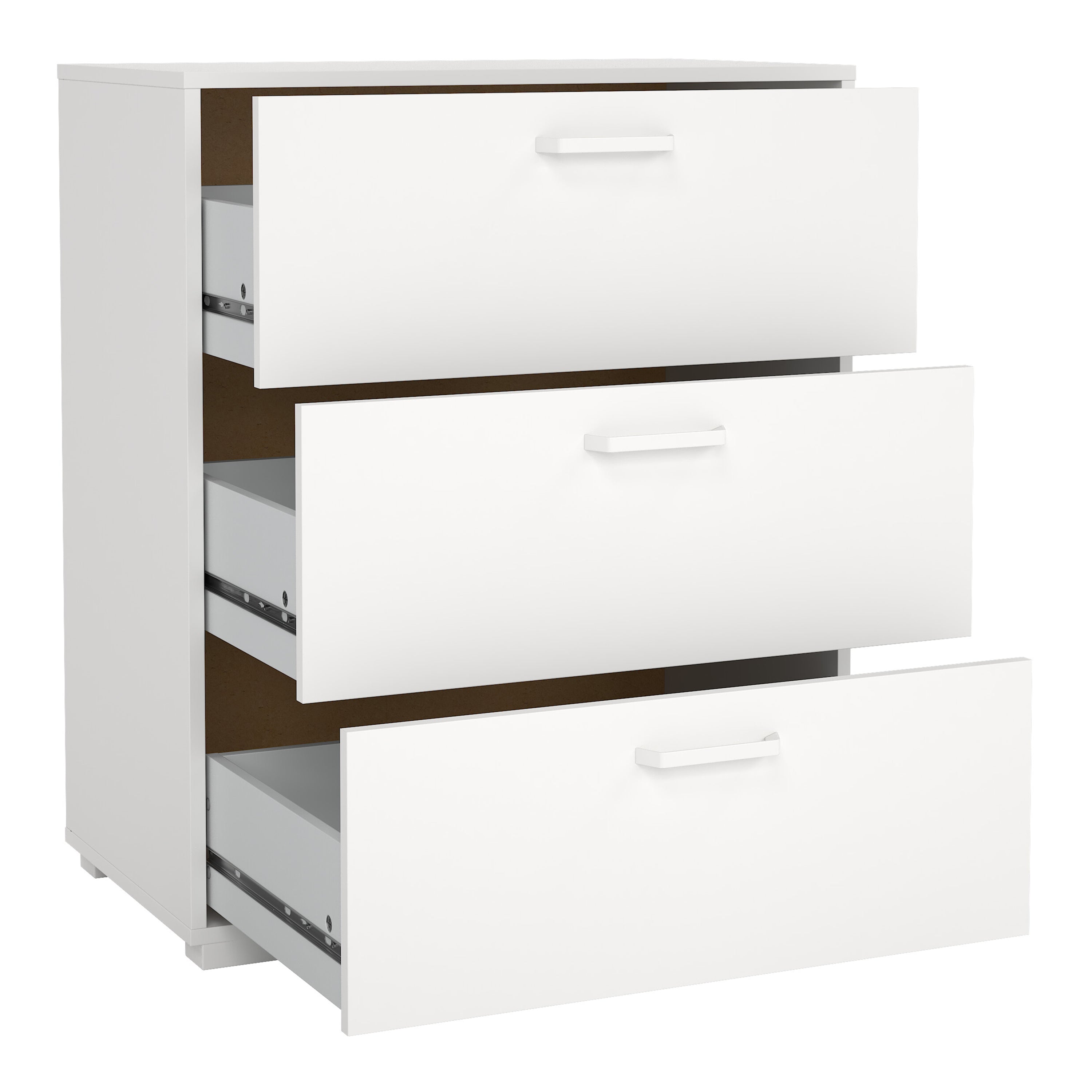 Sofia Chest 3 drawers White – FTG, view 3