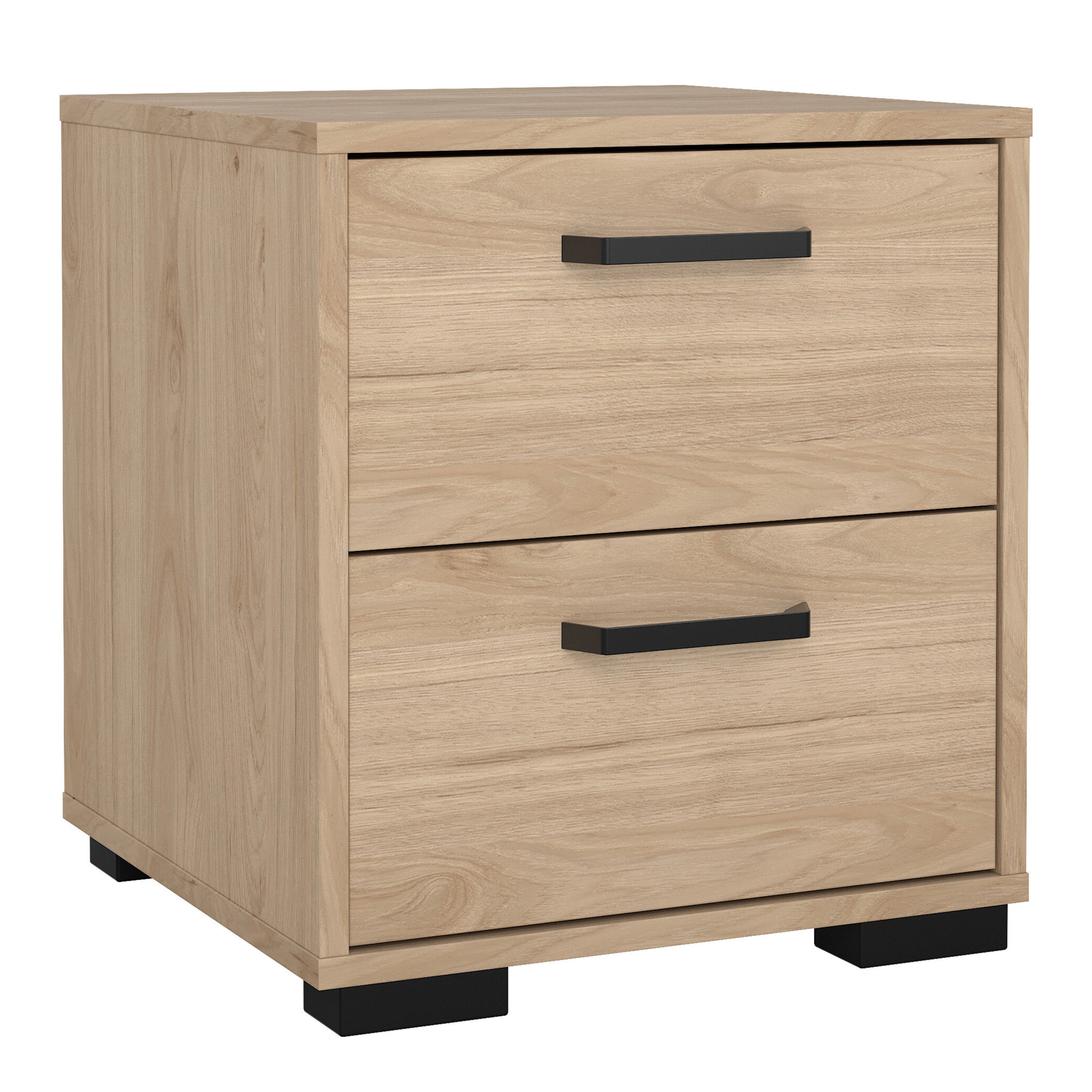 Sofia Nightstand 2 drawers Jackson Hickory – FTG