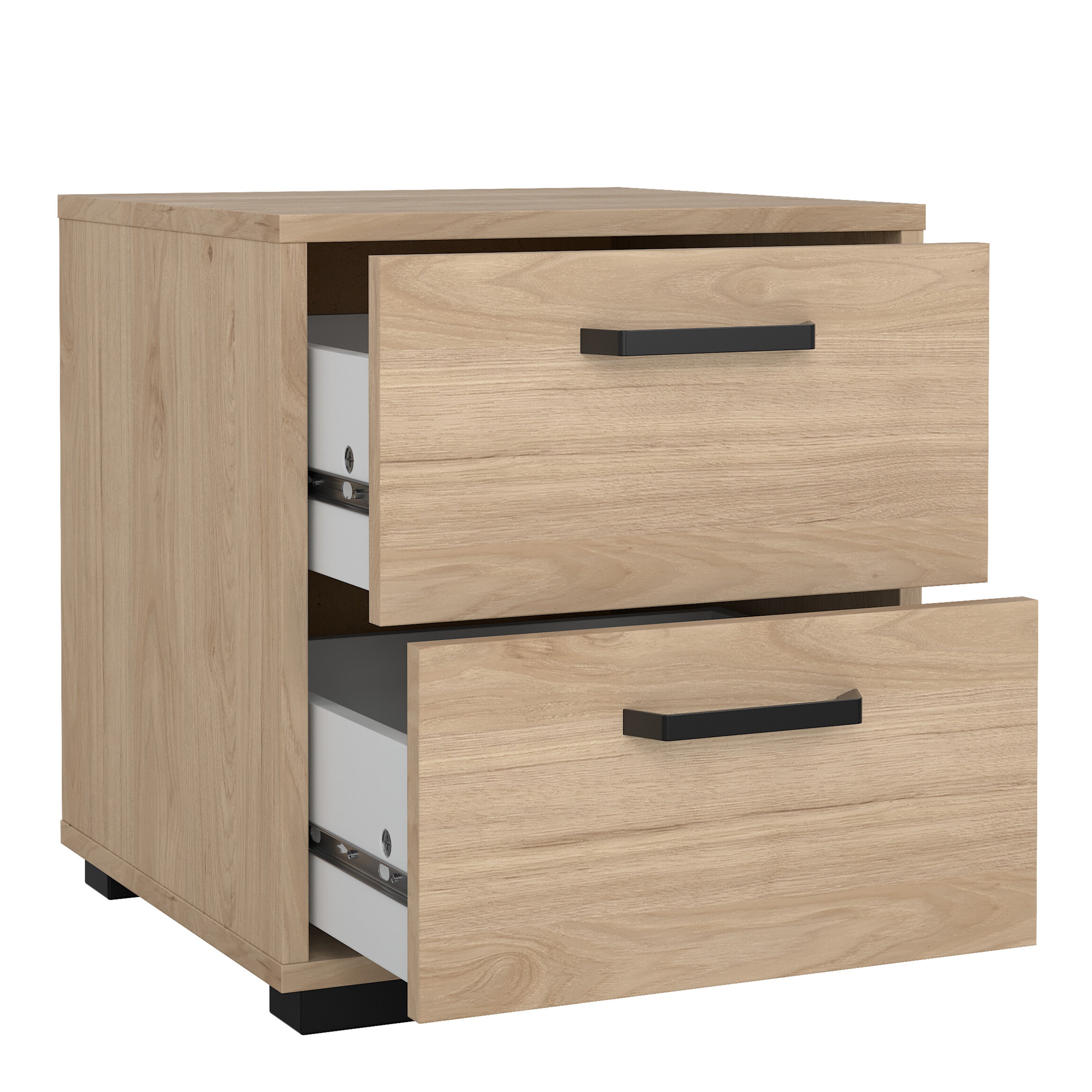 Sofia Nightstand 2 drawers Jackson Hickory – FTG, view 5