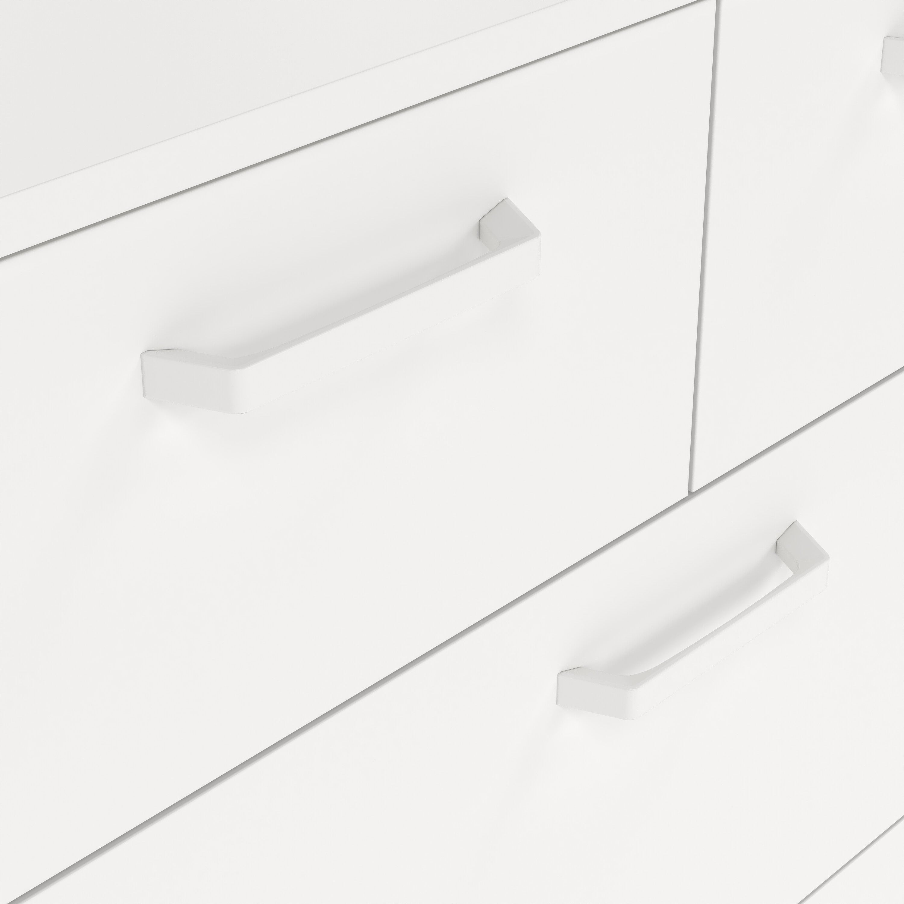 Sofia Chest 3 + 2 drawers White – FTG, view 12