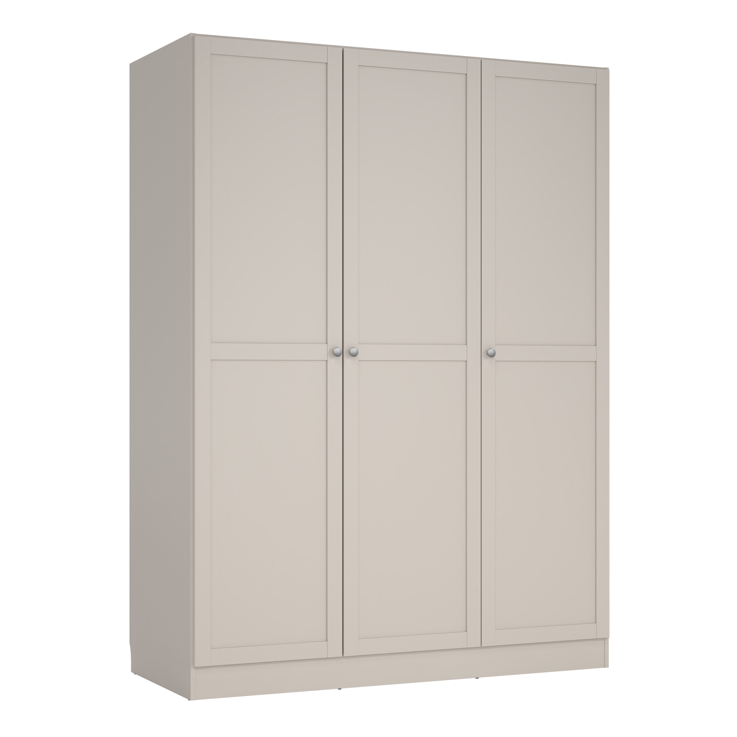 Brande Wardrobe with 3 Frame Doors in Cashmere