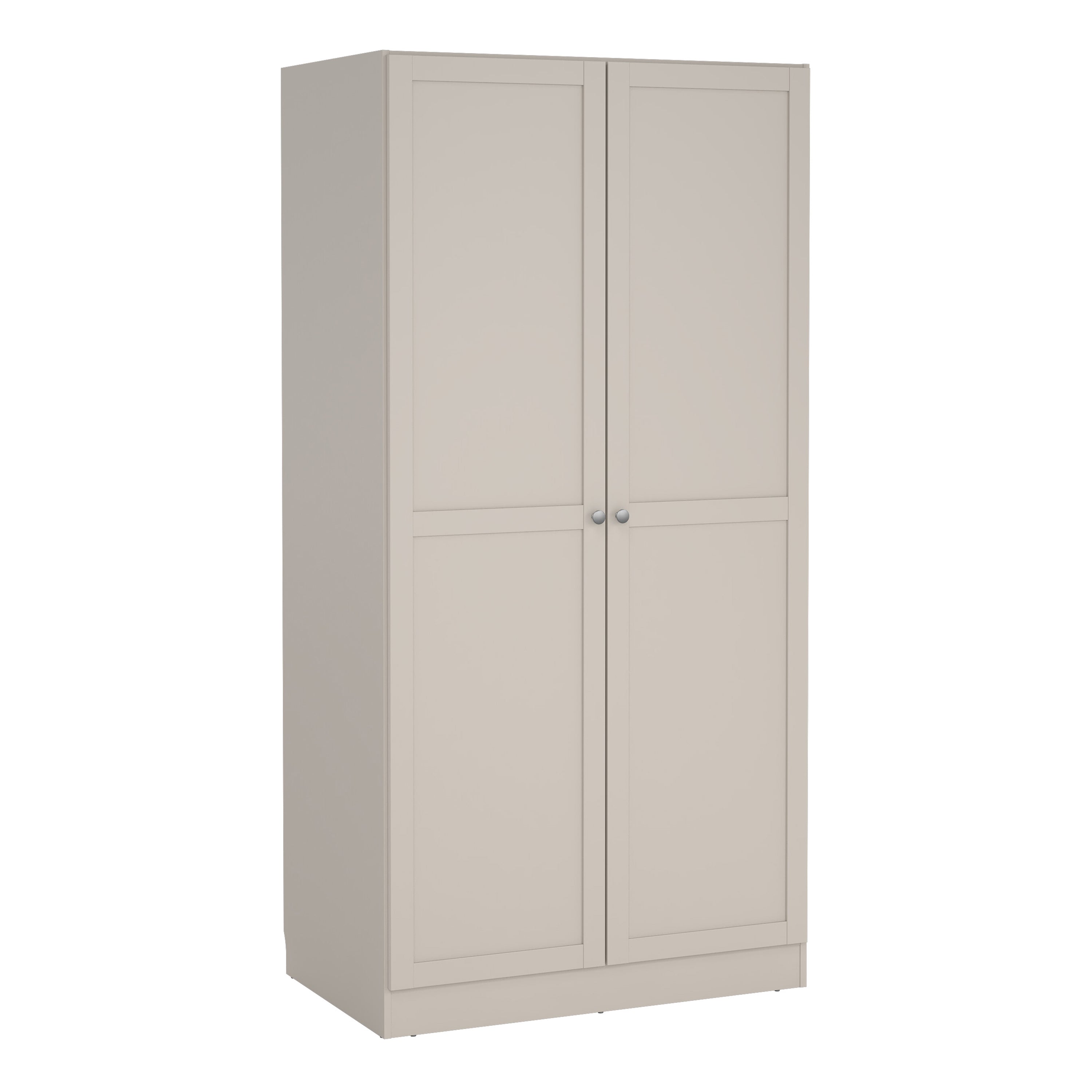 Brande Wardrobe with 2 Frame Doors in Cashmere