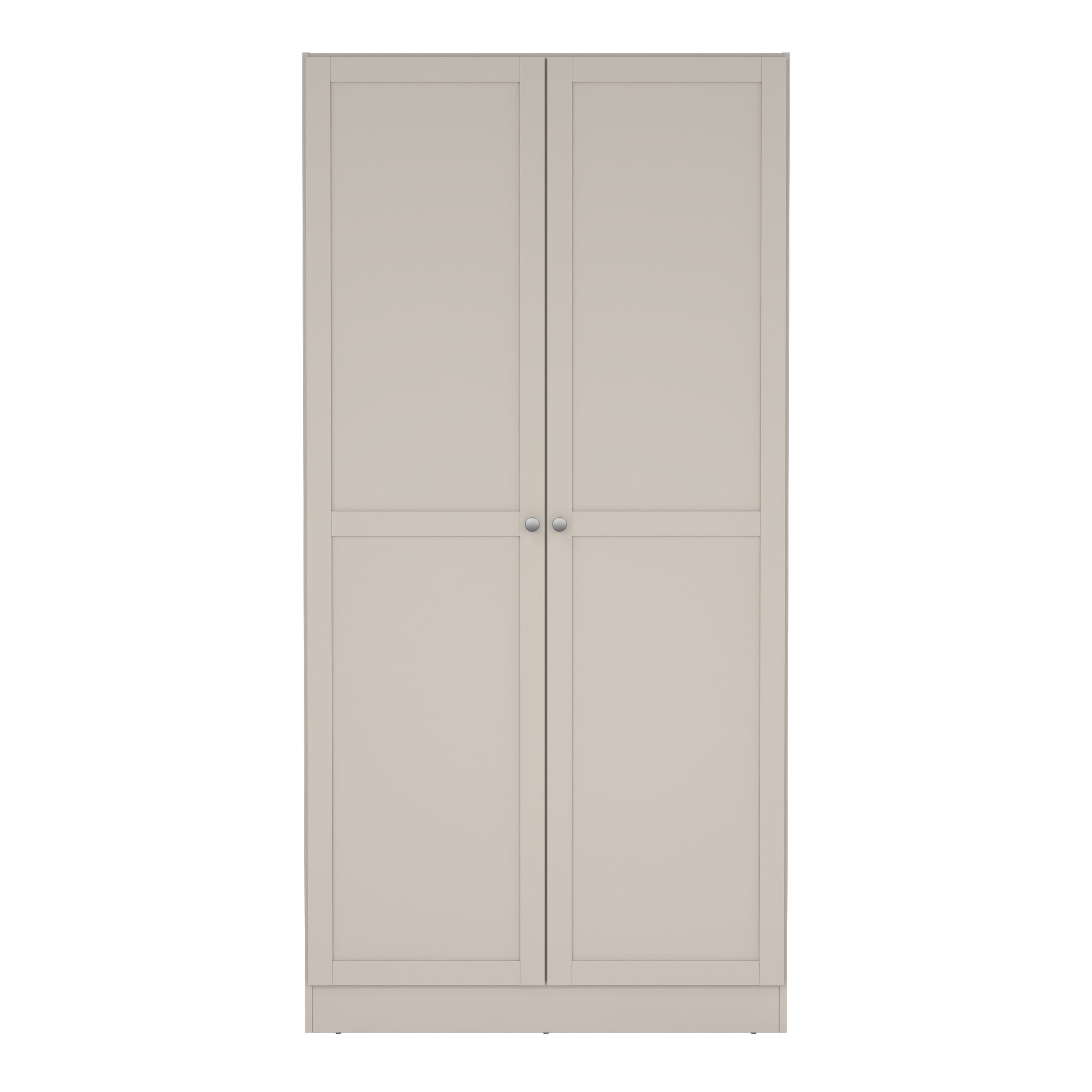 Brande Wardrobe with 2 Frame Doors in Cashmere