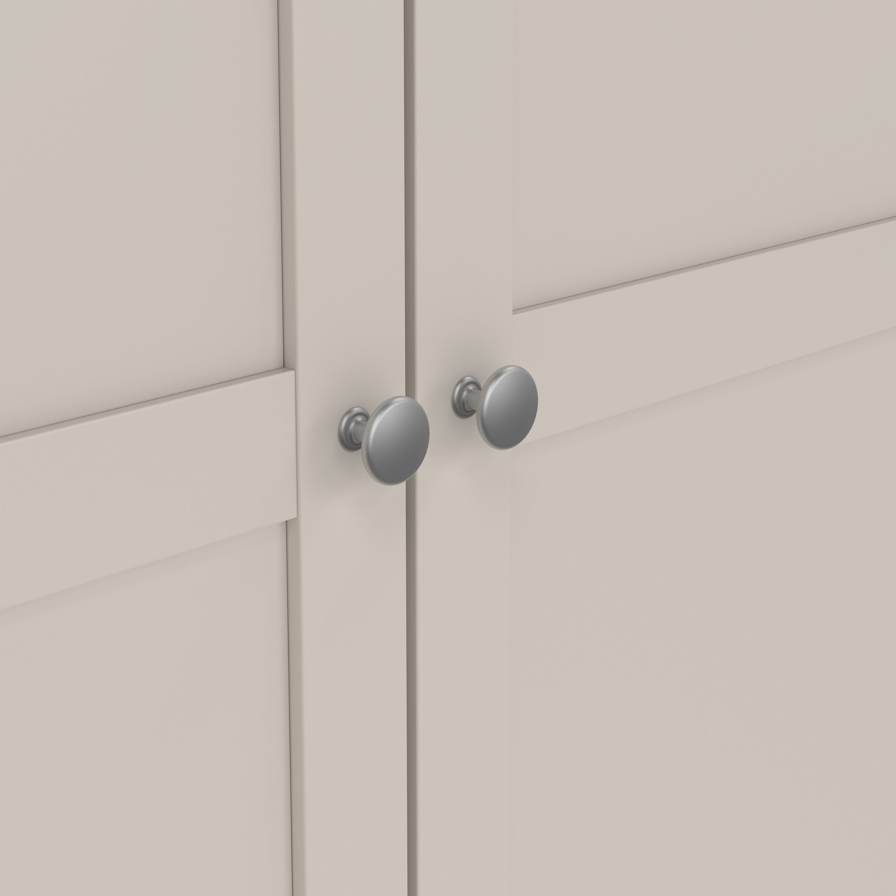Brande Wardrobe with 2 Frame Doors in Cashmere