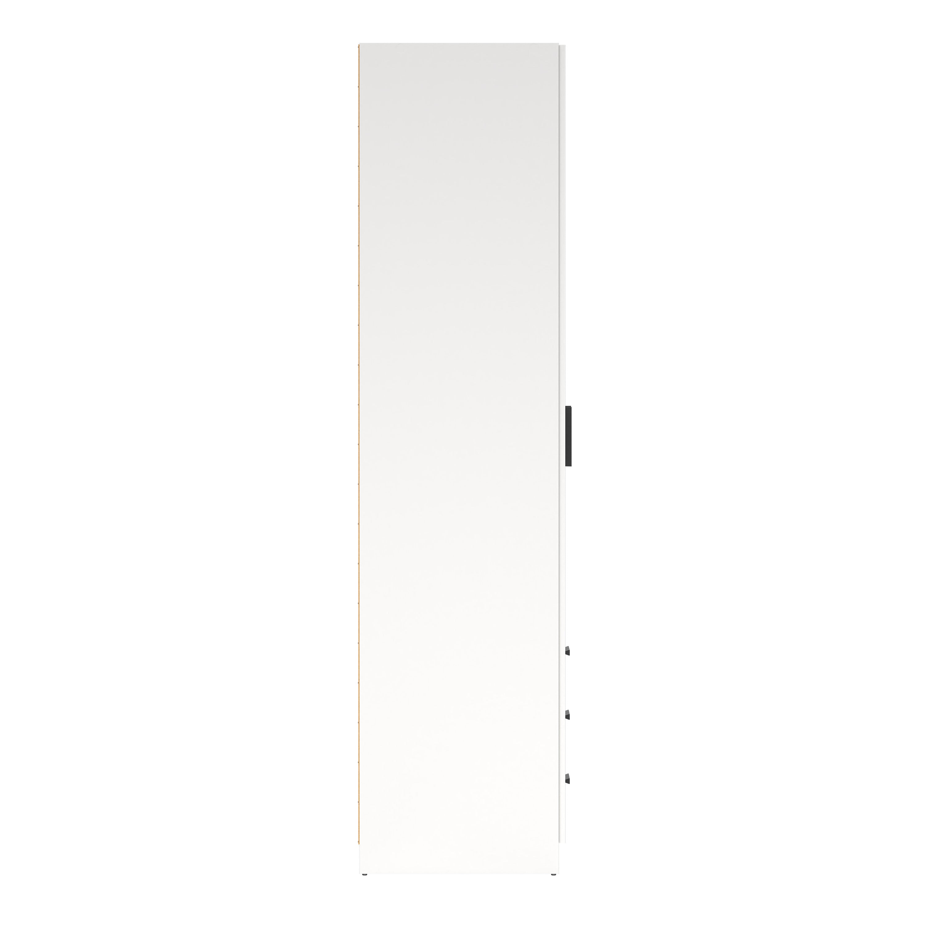 Sprint Wardrobe with 2 Doors + 3 Drawers in White