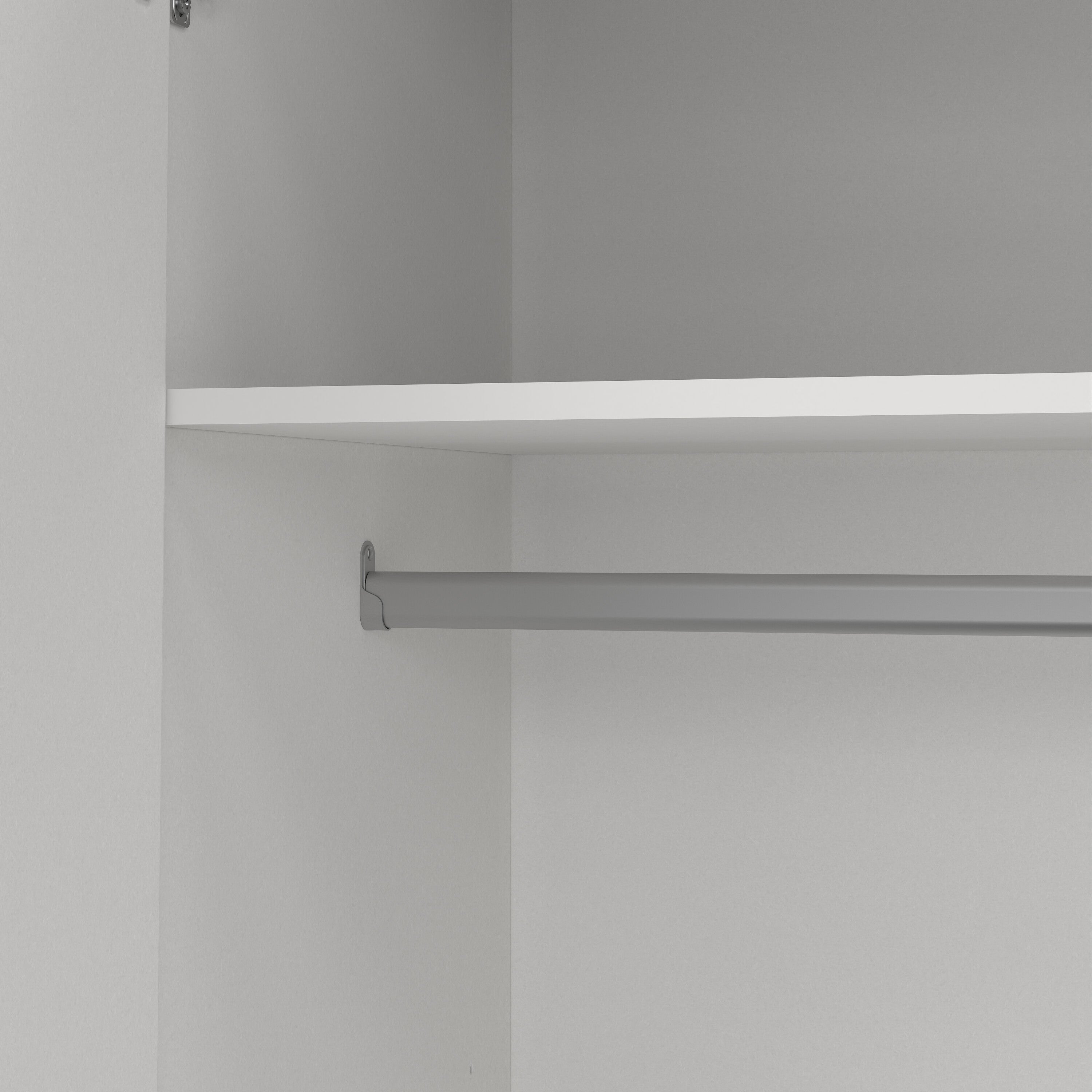 Sprint Wardrobe with 4 Doors + 3 Drawers in White