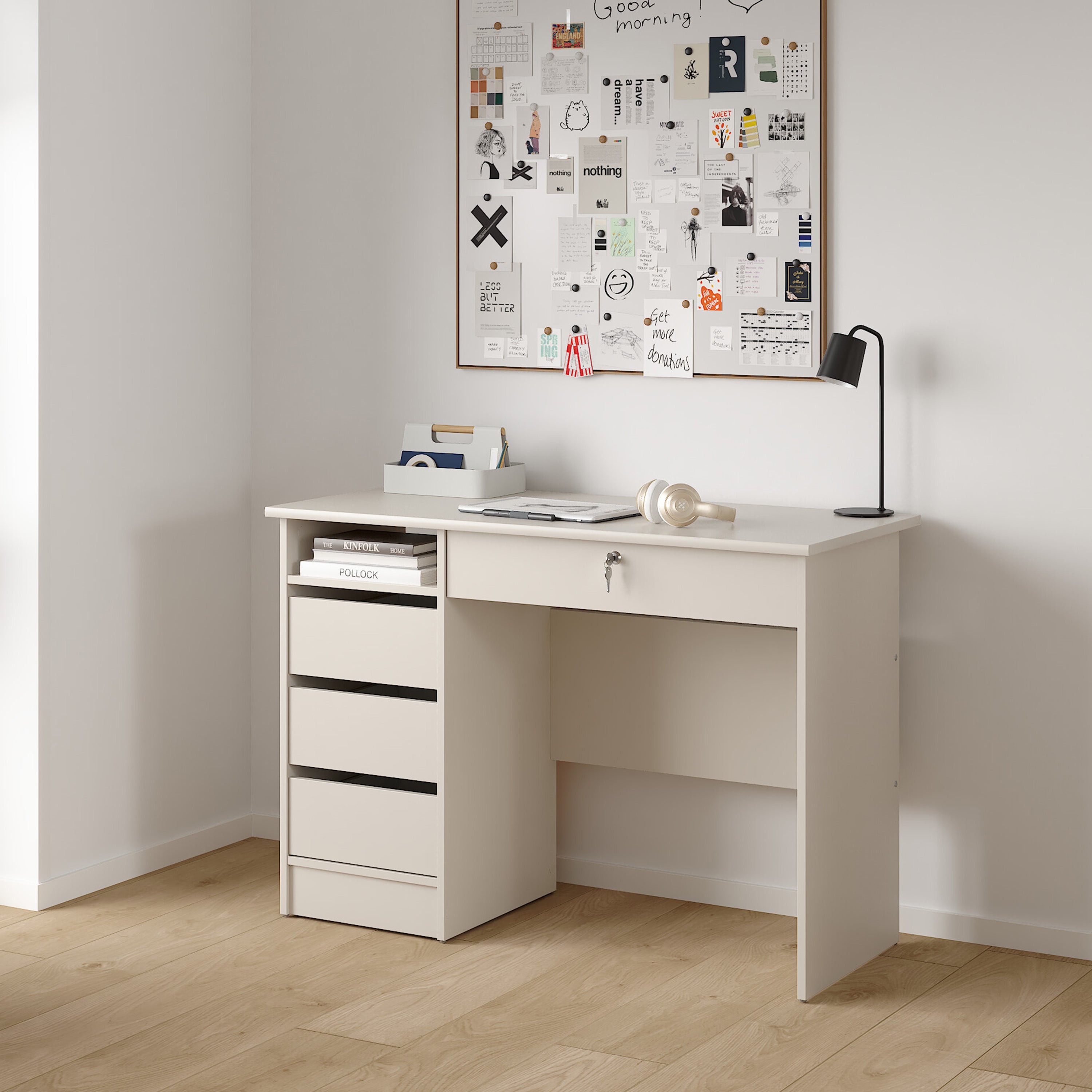 Function Plus Desk in Cashmere