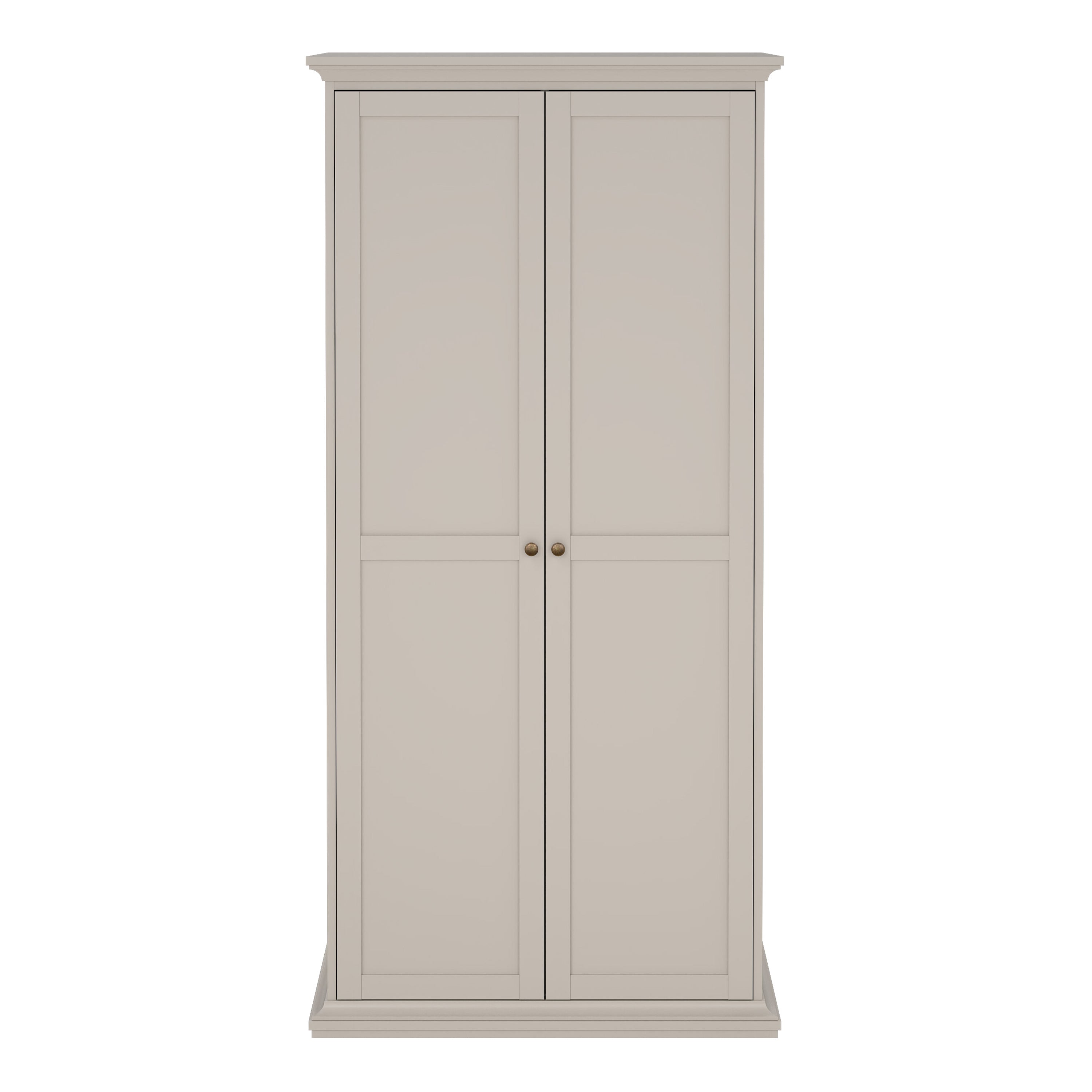 Paris Wardrobe with 2 Doors in Cashmere