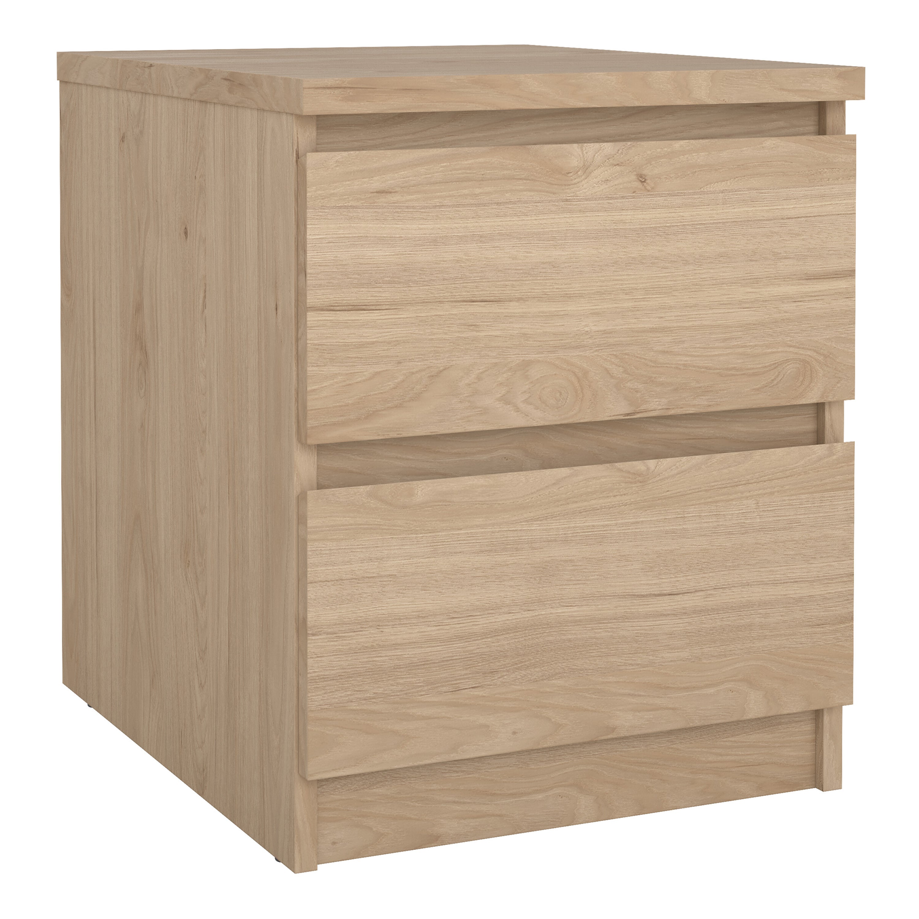 Naia Bedside 2 drawers in Jackson Hickory – FTG