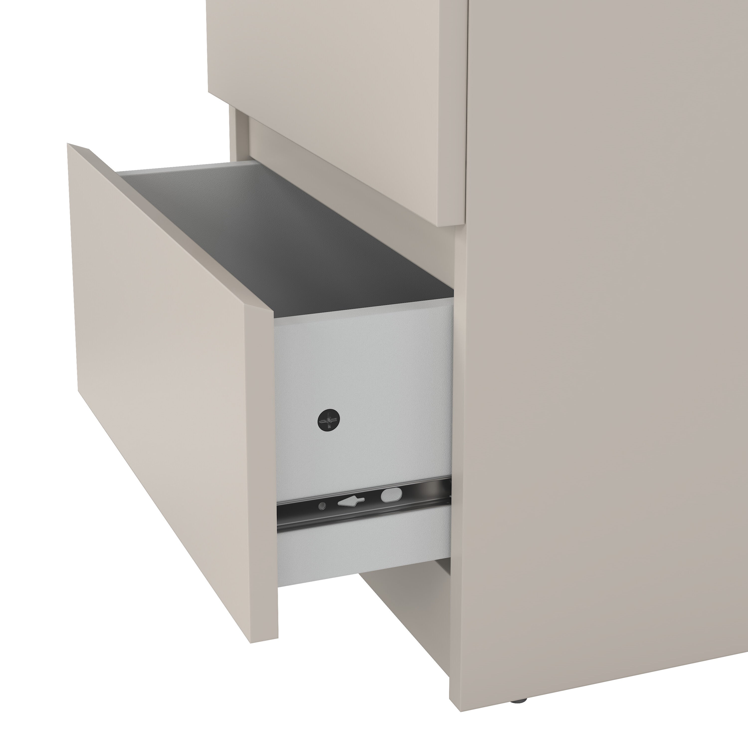 Naia Bedside 2 drawers in Cashmere Jackson Hickory – FTG, view 7