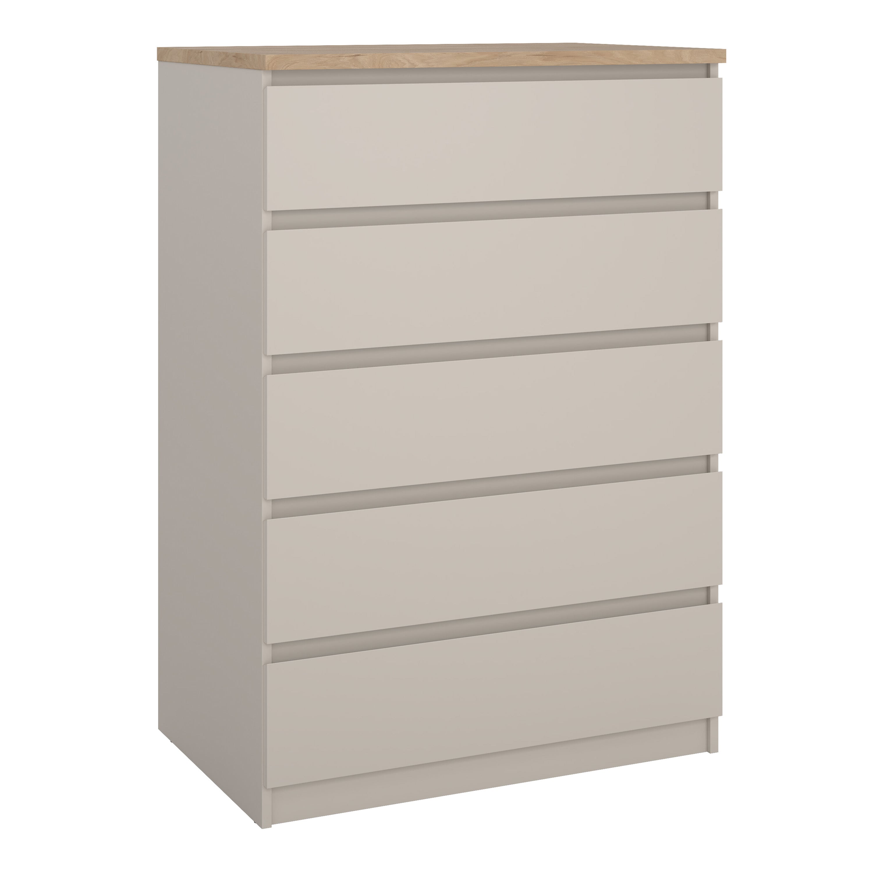 Naia Chest of 5 drawers in Cashmere Jackson Hickory – FTG
