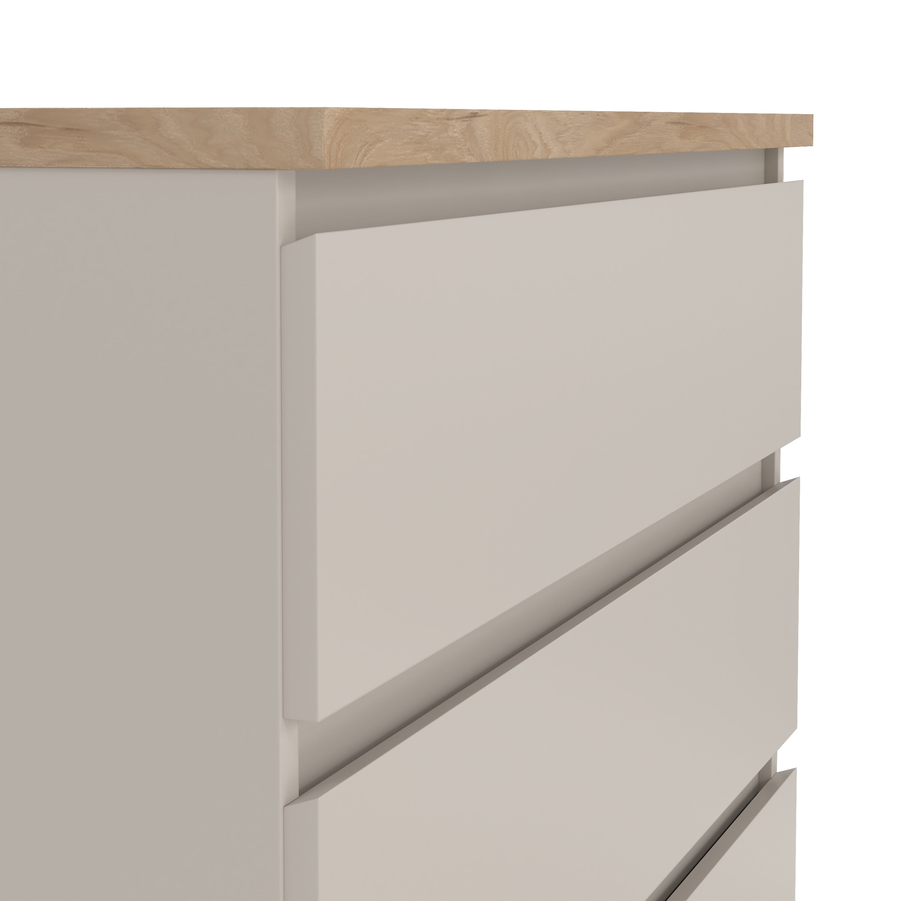 Naia Chest of 5 drawers in Cashmere Jackson Hickory – FTG, view 6