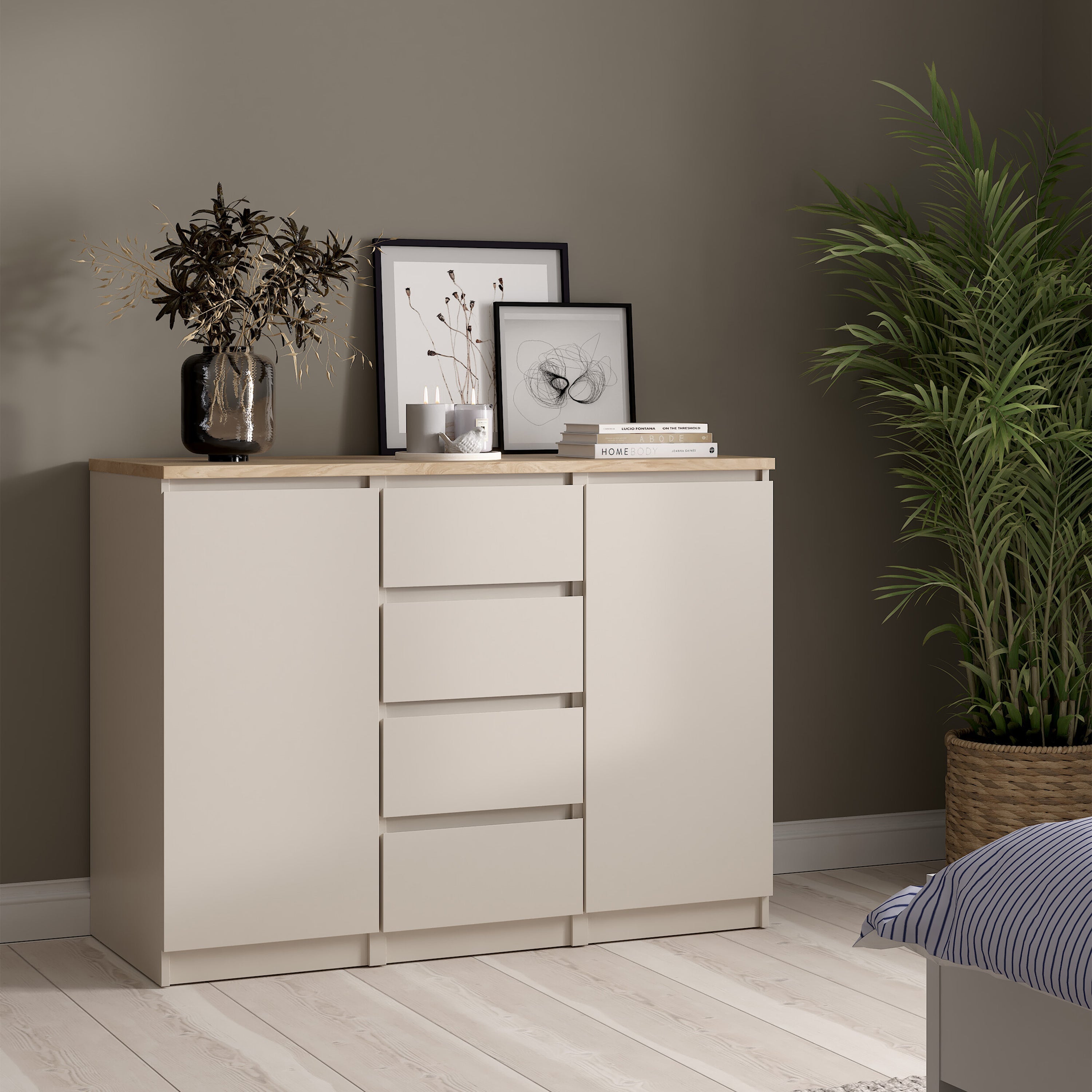 Naia Sideboard in Cashmere Jackson Hickory – FTG, view 5