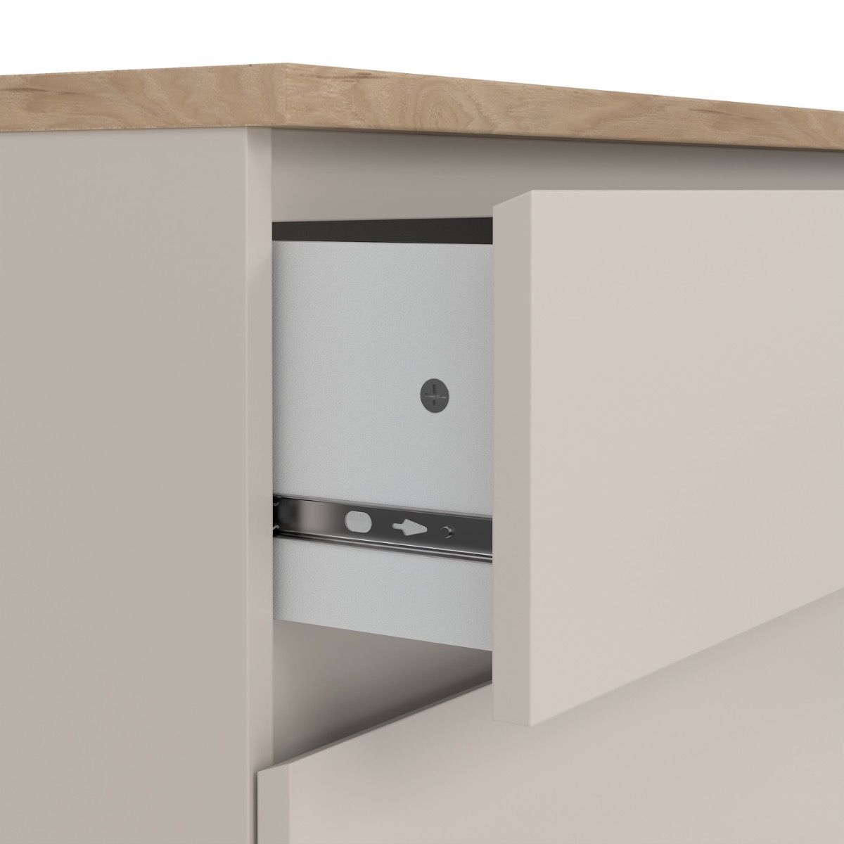 Naia Chest of 3 drawers in Cashmere Jackson Hickory – FTG, view 6