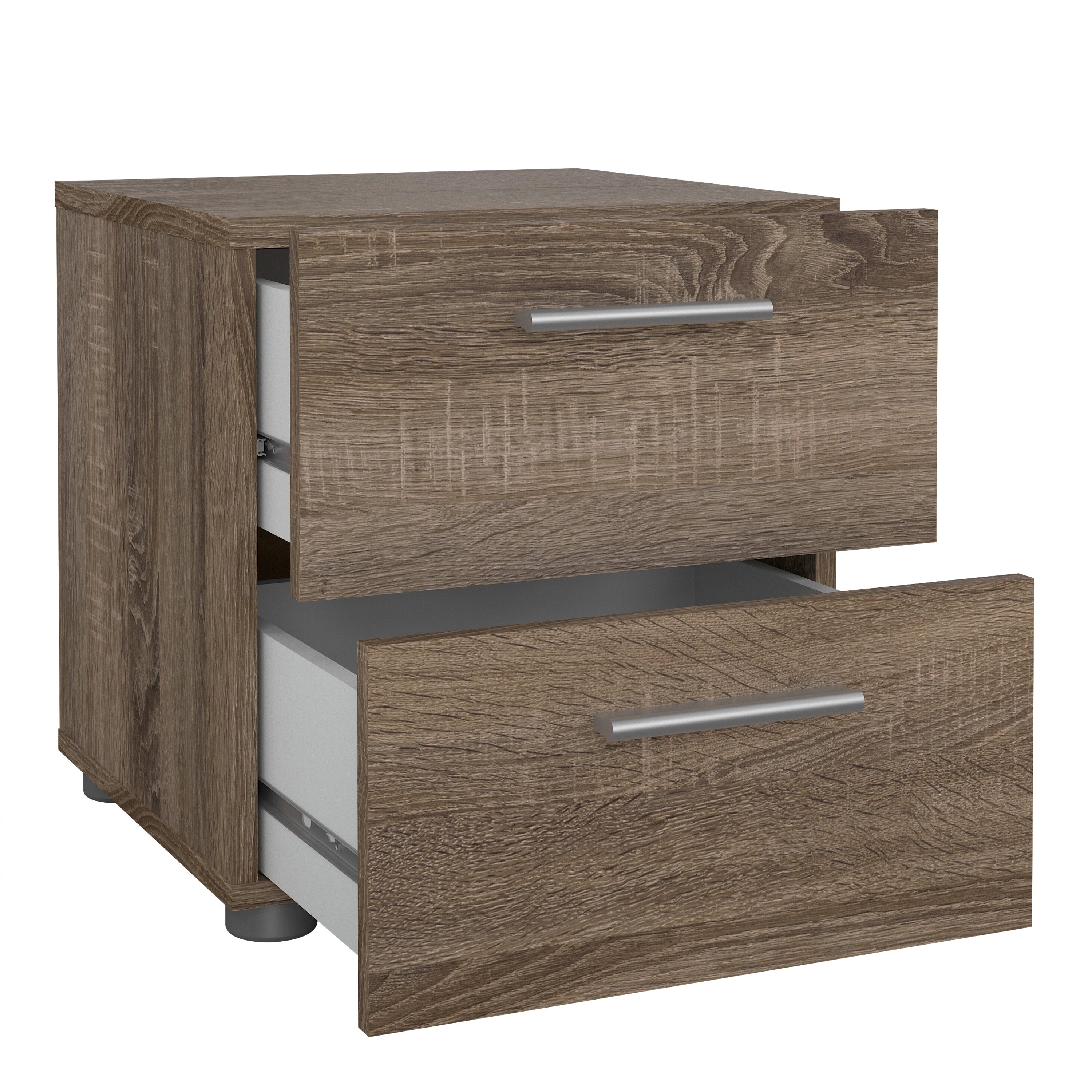 Pepe Bedside 2 Drawers in Truffle Oak – FTG, view 4