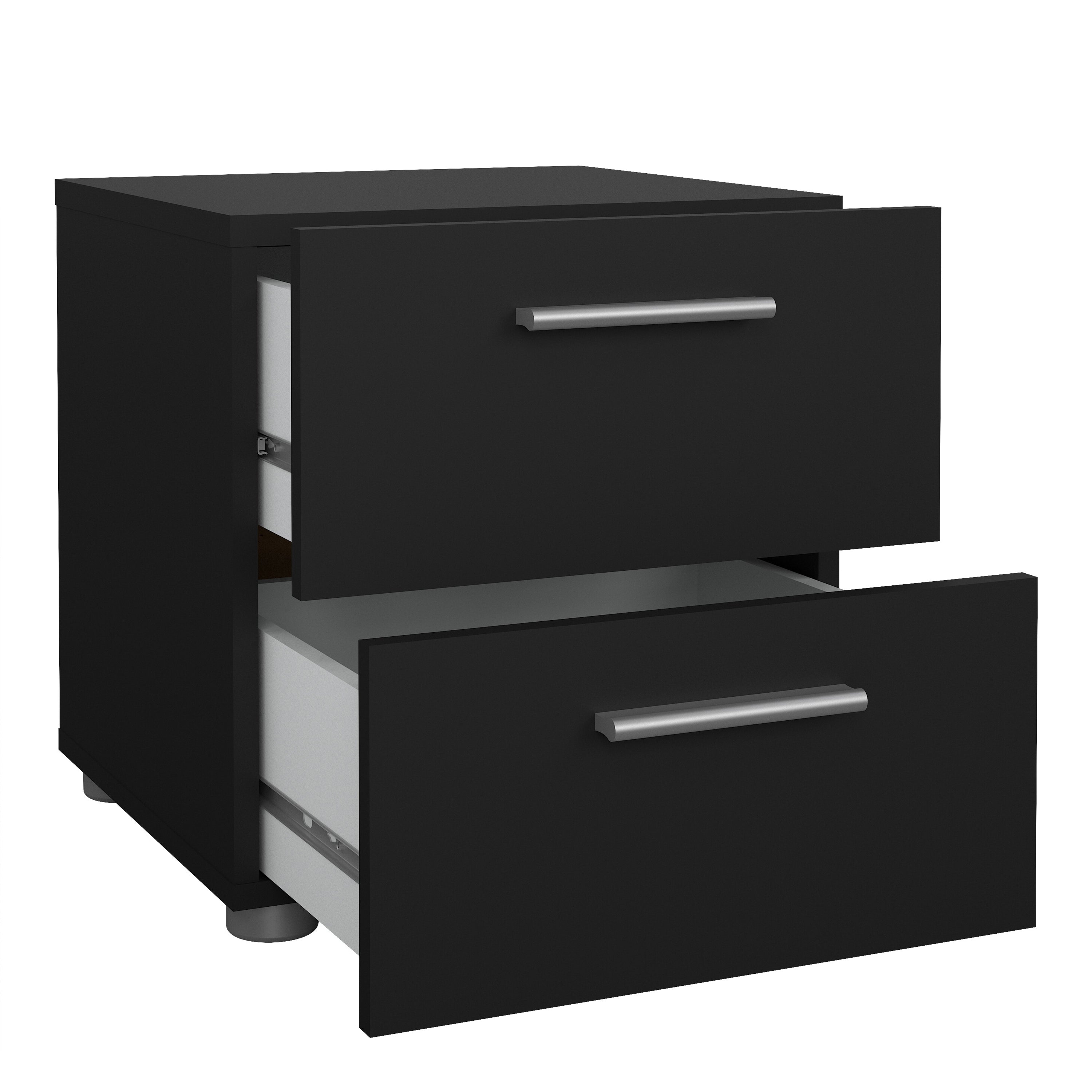 Pepe Bedside 2 Drawers in Black – FTG, view 4