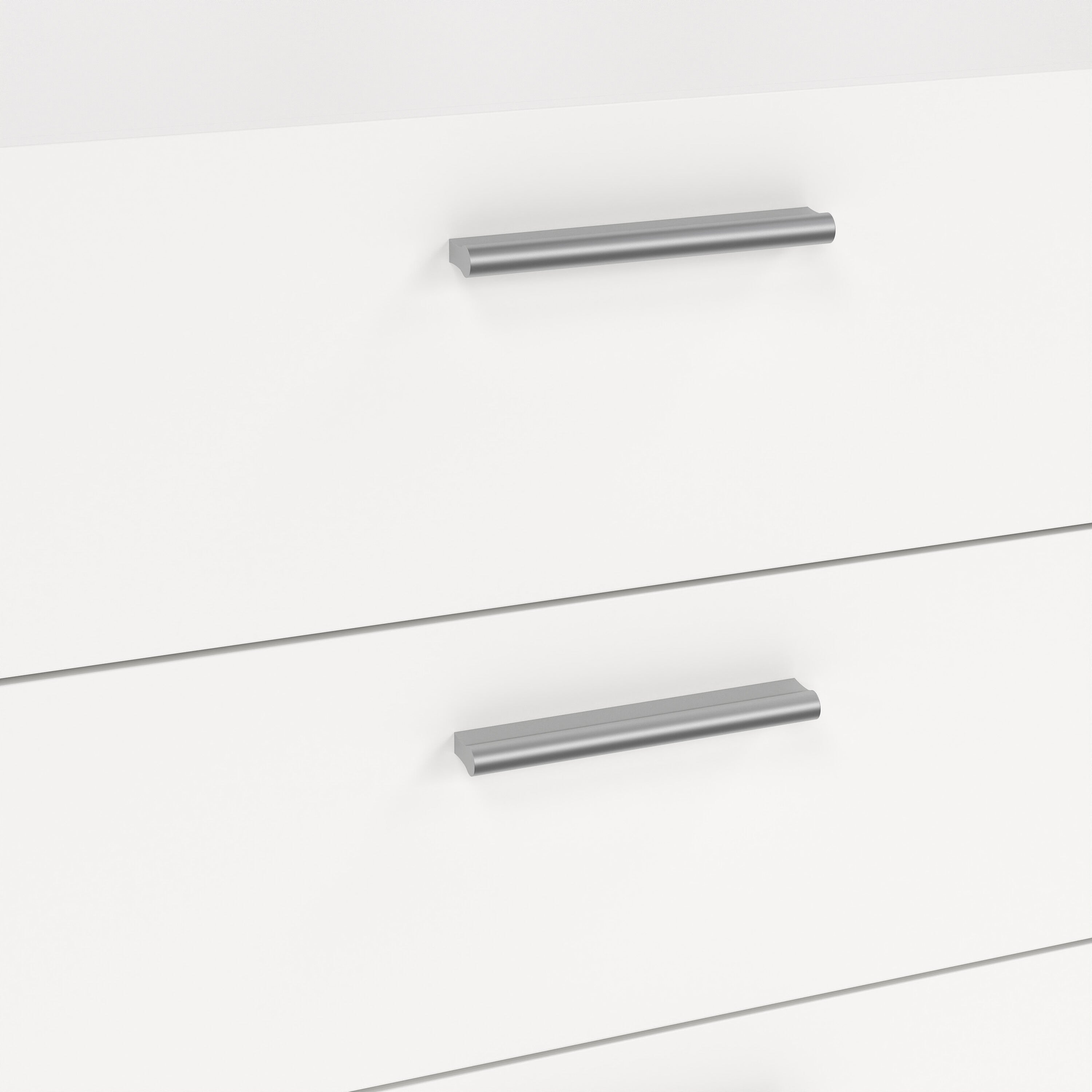 Pepe Wide Chest of 8 Drawers (4+4) in White – FTG, view 9