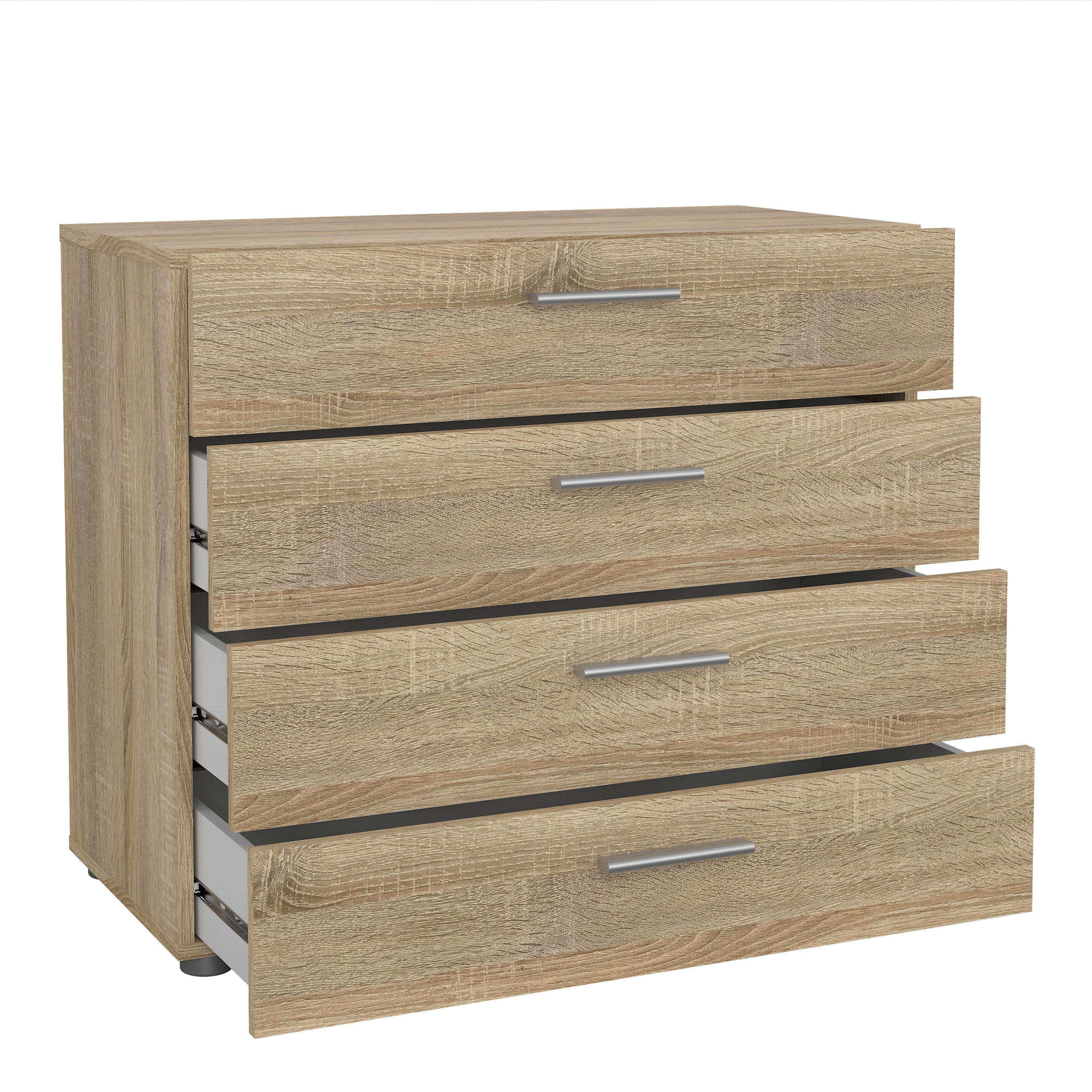 Pepe Chest of 4 Drawers in Oak – FTG, view 4