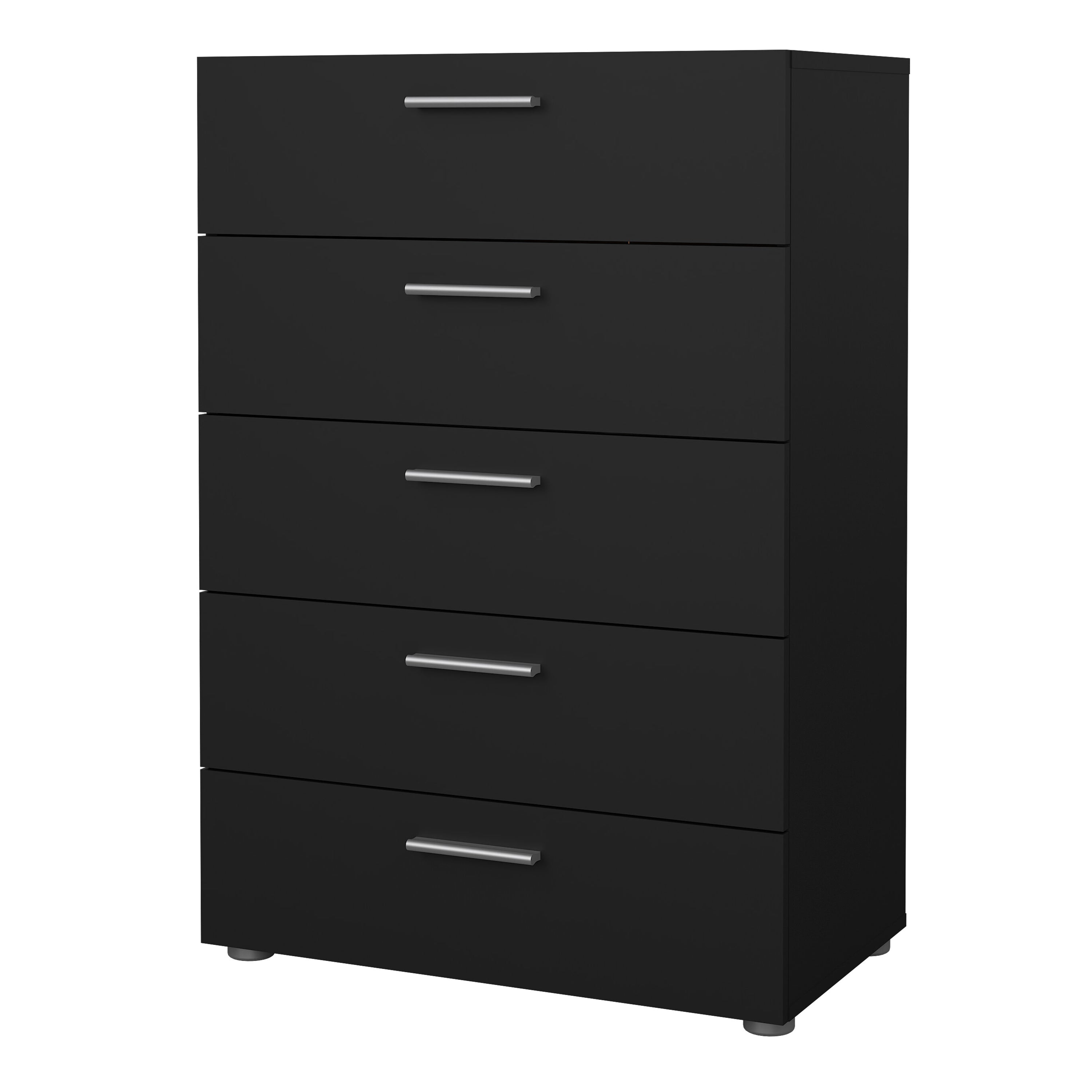 Pepe Chest of 5 Drawers in Black – FTG, view 3