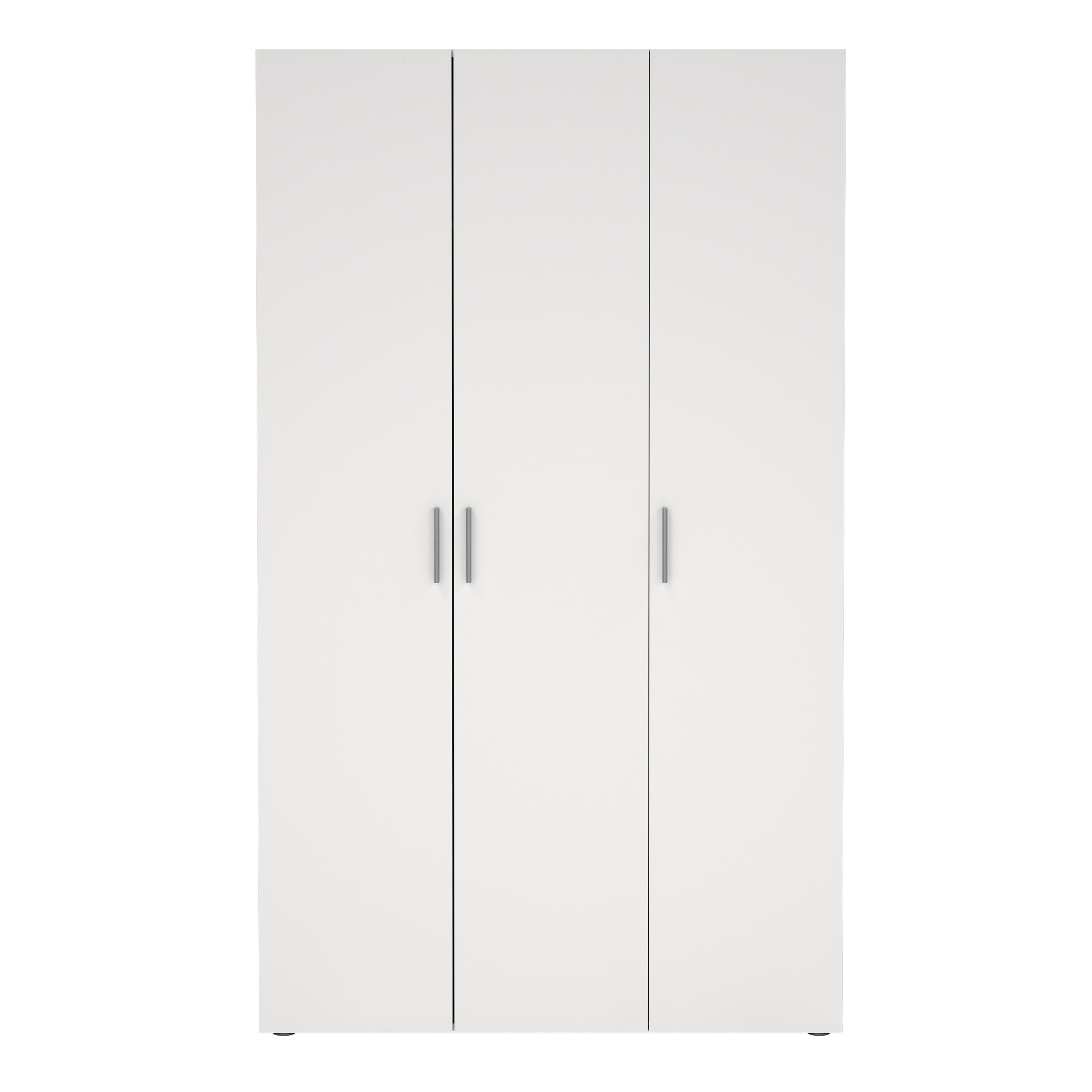 Pepe Wardrobe with 3 Doors in White – FTG, view 2