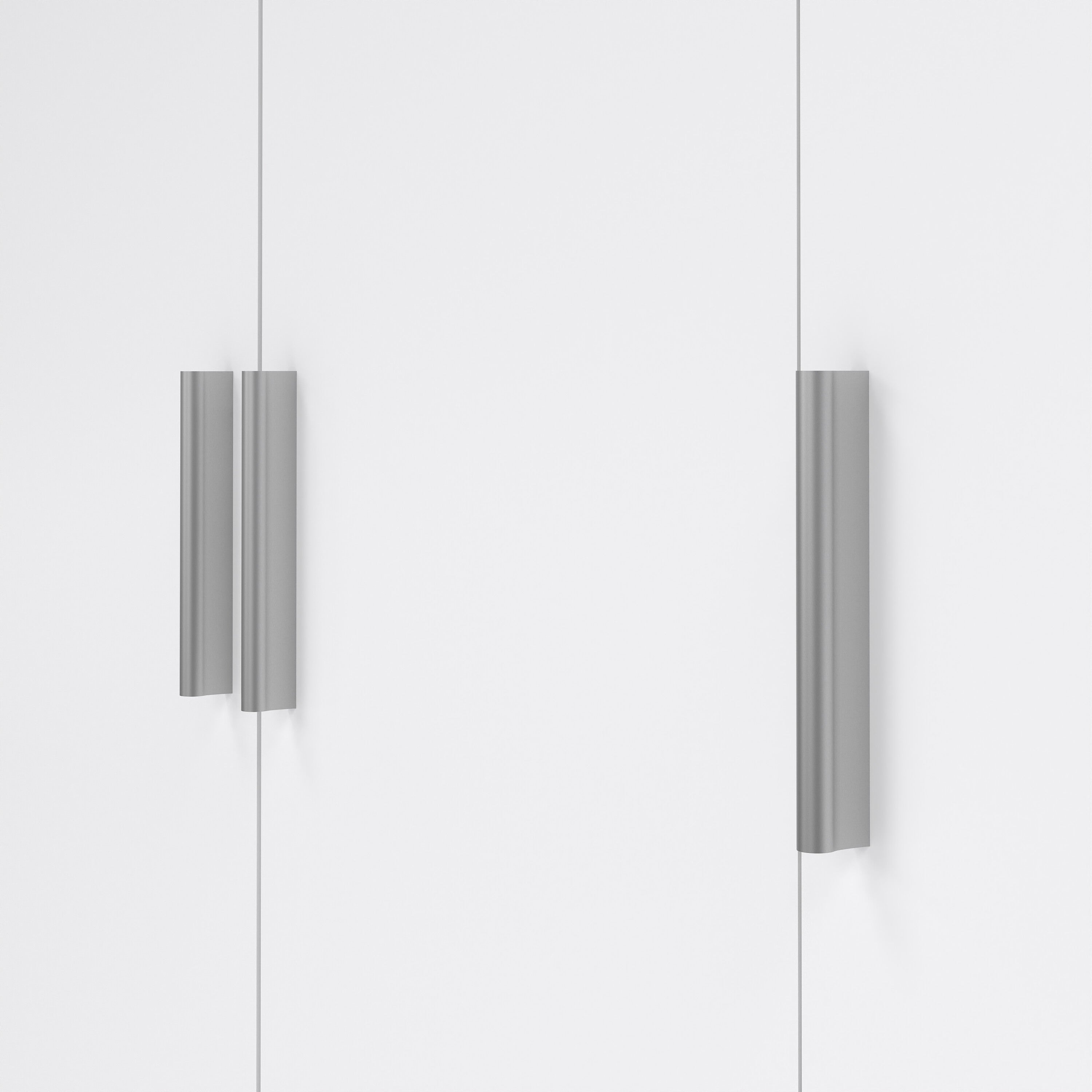 Pepe Wardrobe with 3 Doors in Oak with White High Gloss – FTG, view 9