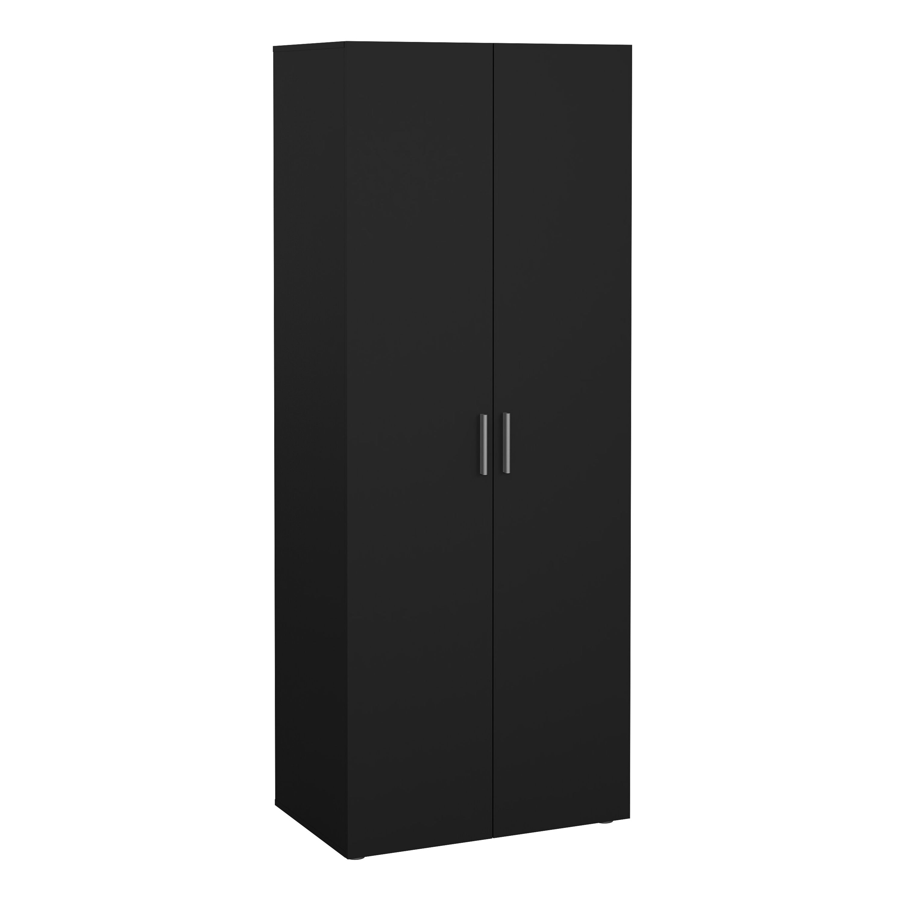 Pepe Wardrobe with 2 Doors in Black – FTG