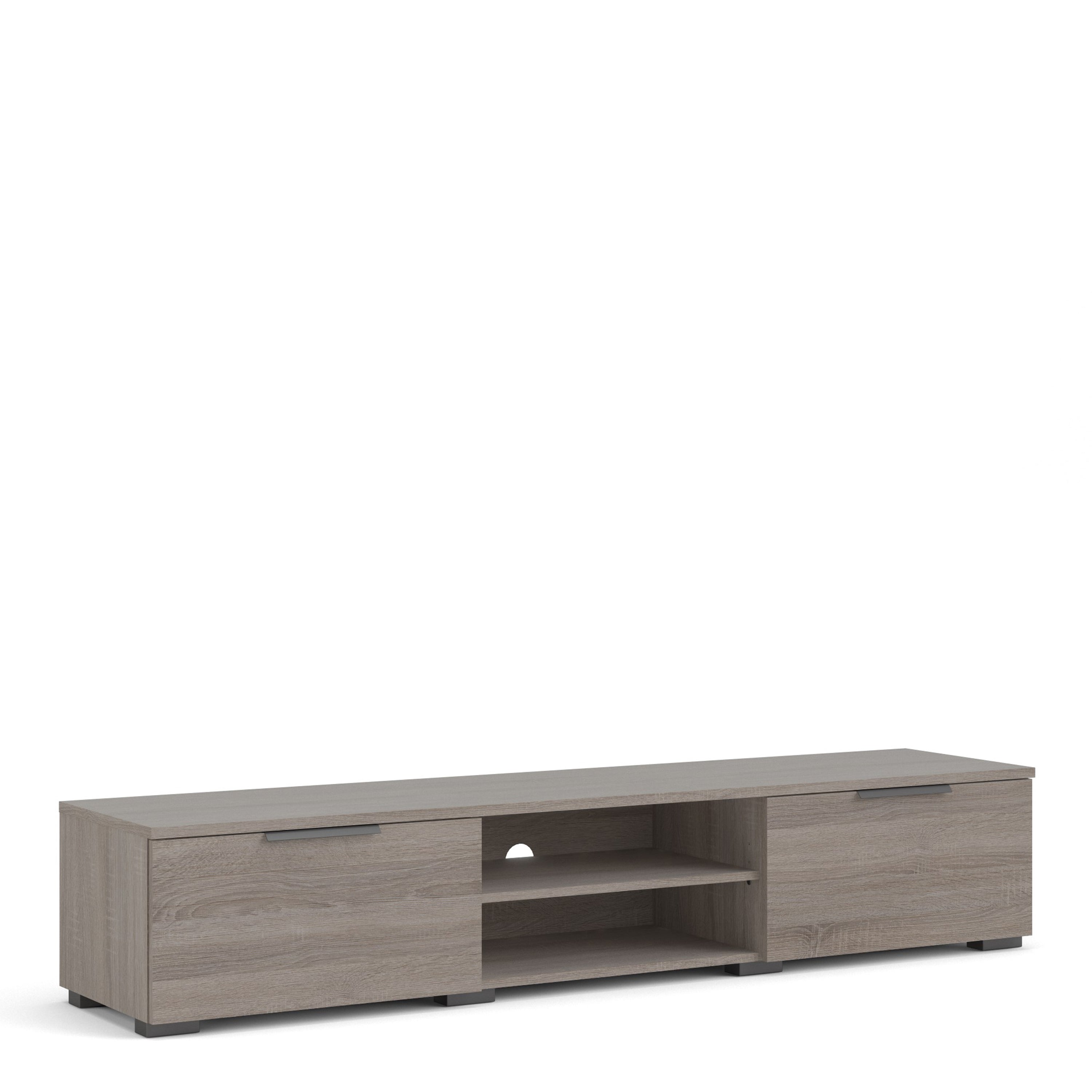 Match TV Unit 2 Drawers 2 Shelf in Truffle Oak – FTG