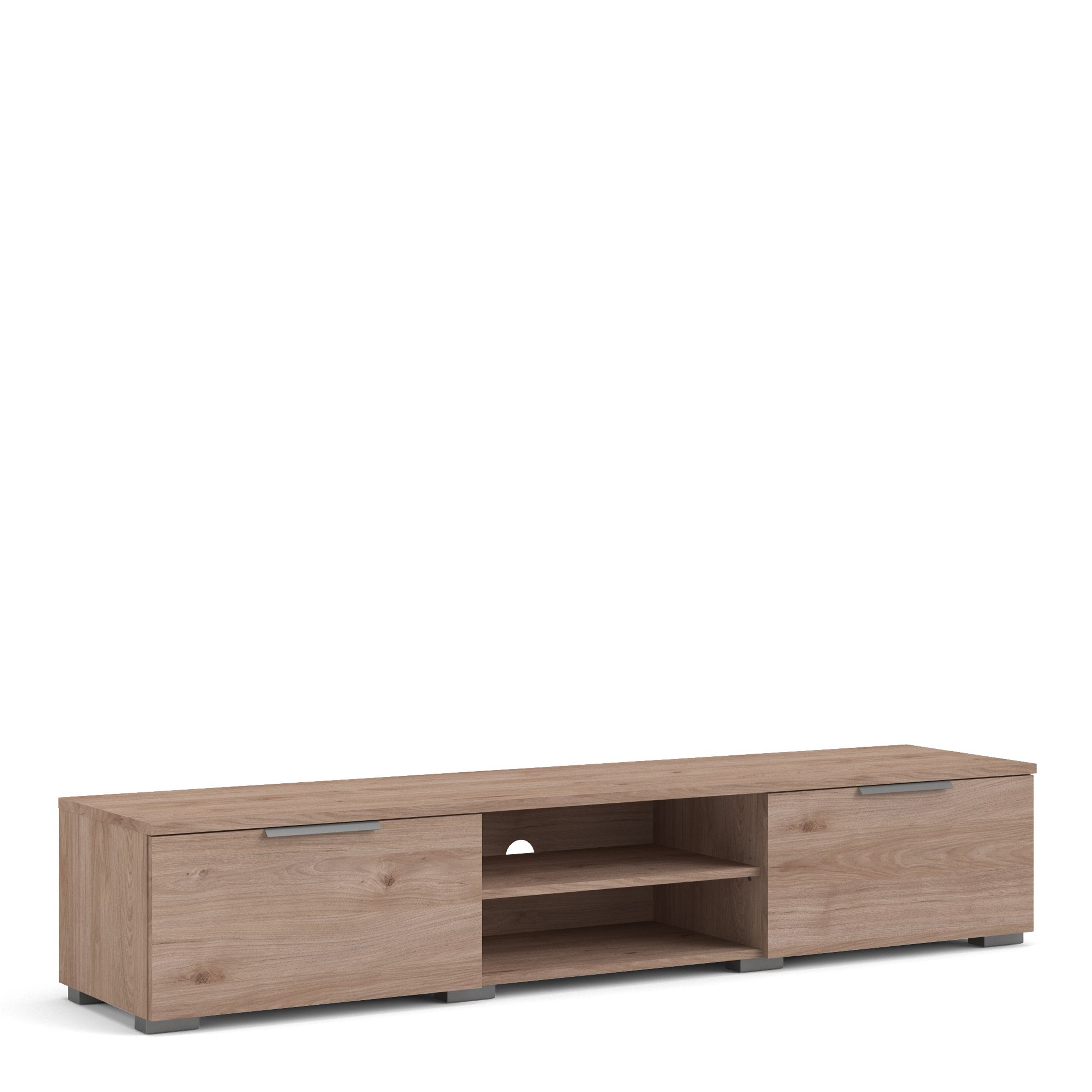 Match TV Unit 2 Drawers 2 Shelf in Jackson Hickory Oak – FTG