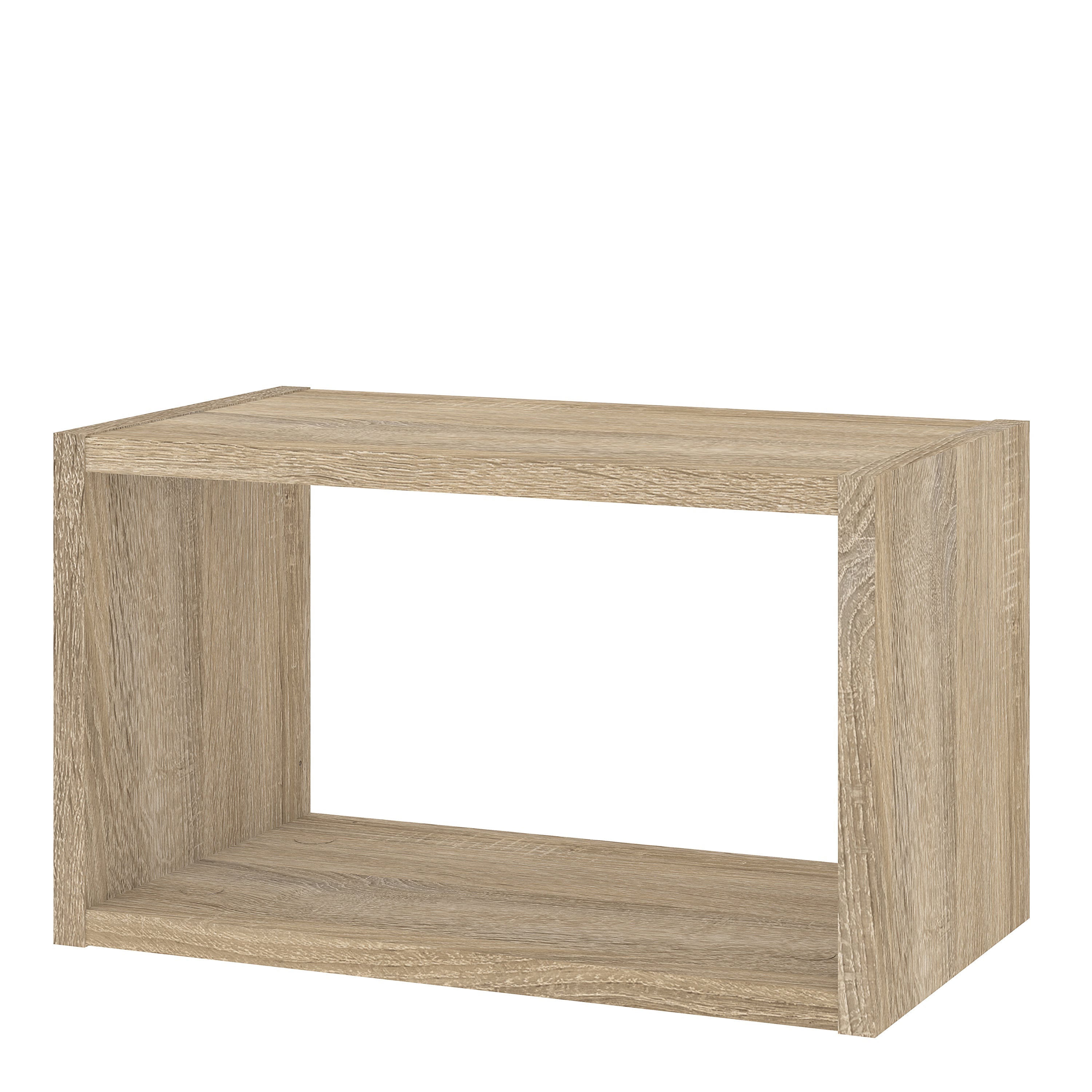 Roomers Wall Shelf Unit in Oak – FTG, view 2