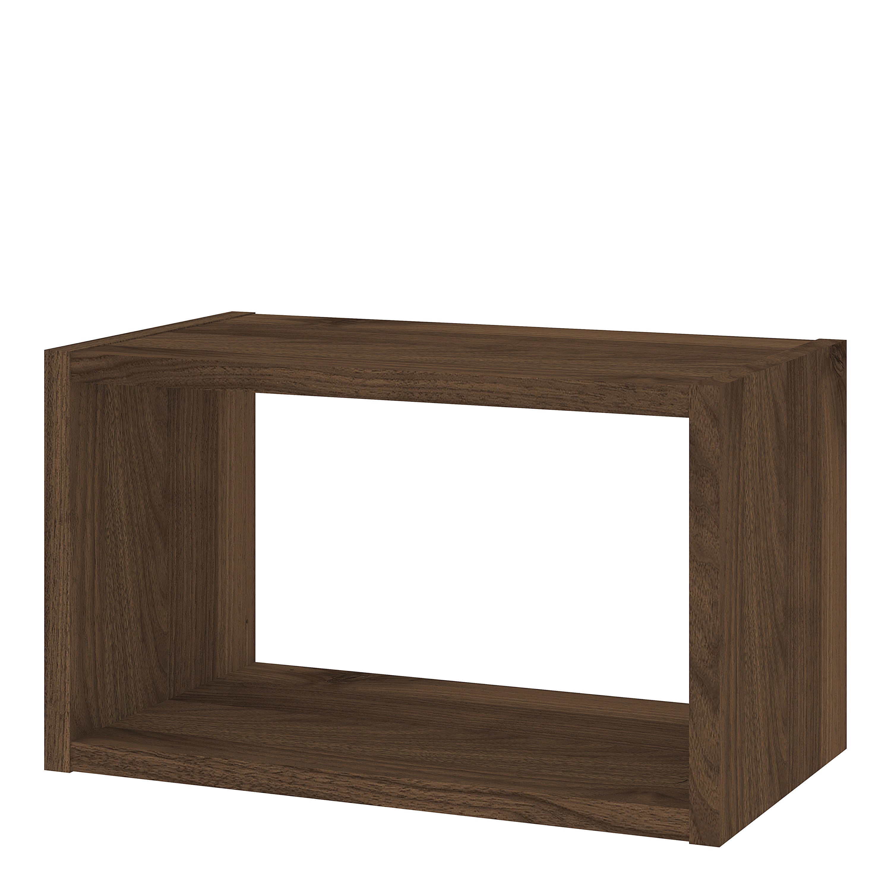 Roomers Wall Shelf Unit in Walnut – FTG, view 2