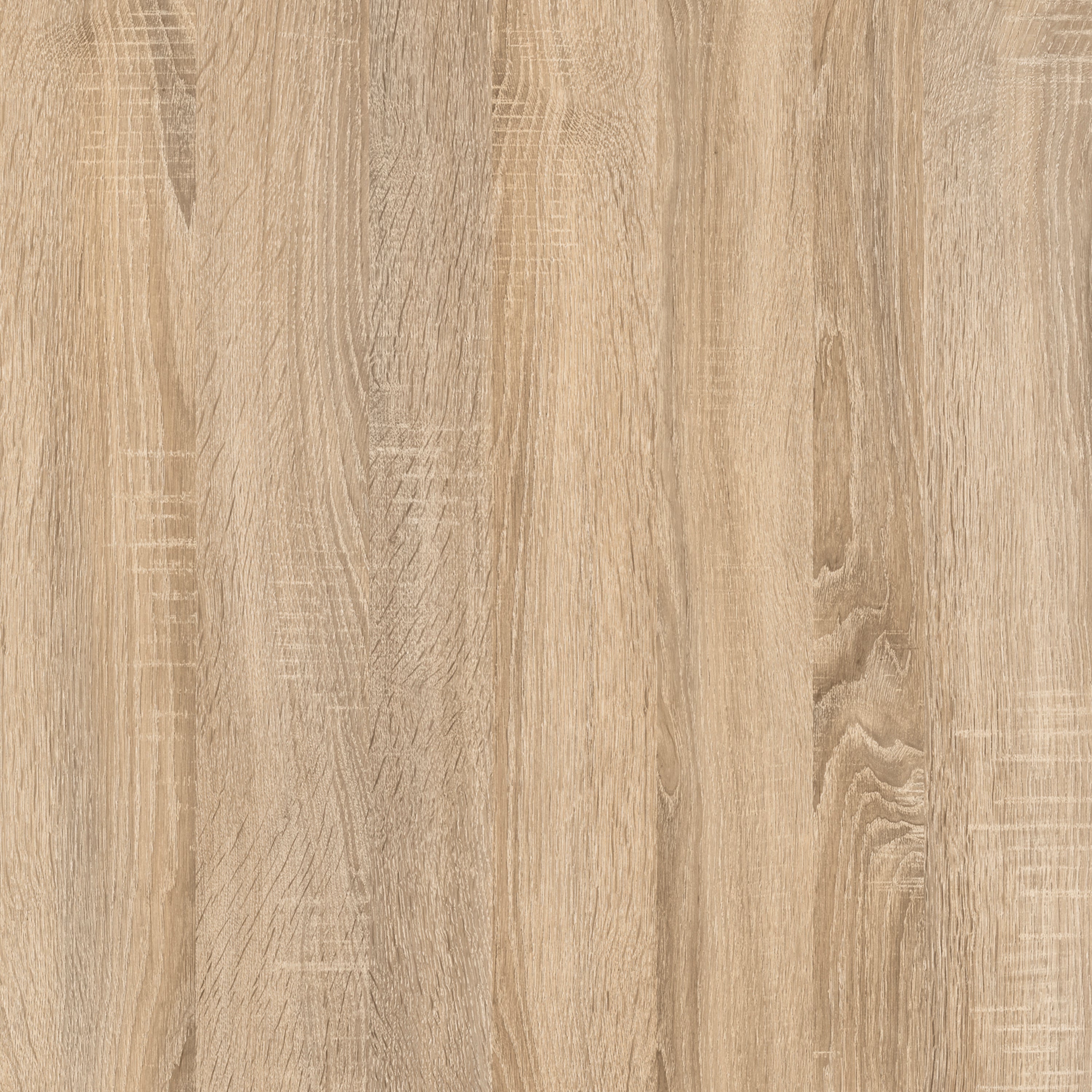 Basic Low Narrow Storage Cabinet in Oak (2 Shelves) with Oak Door