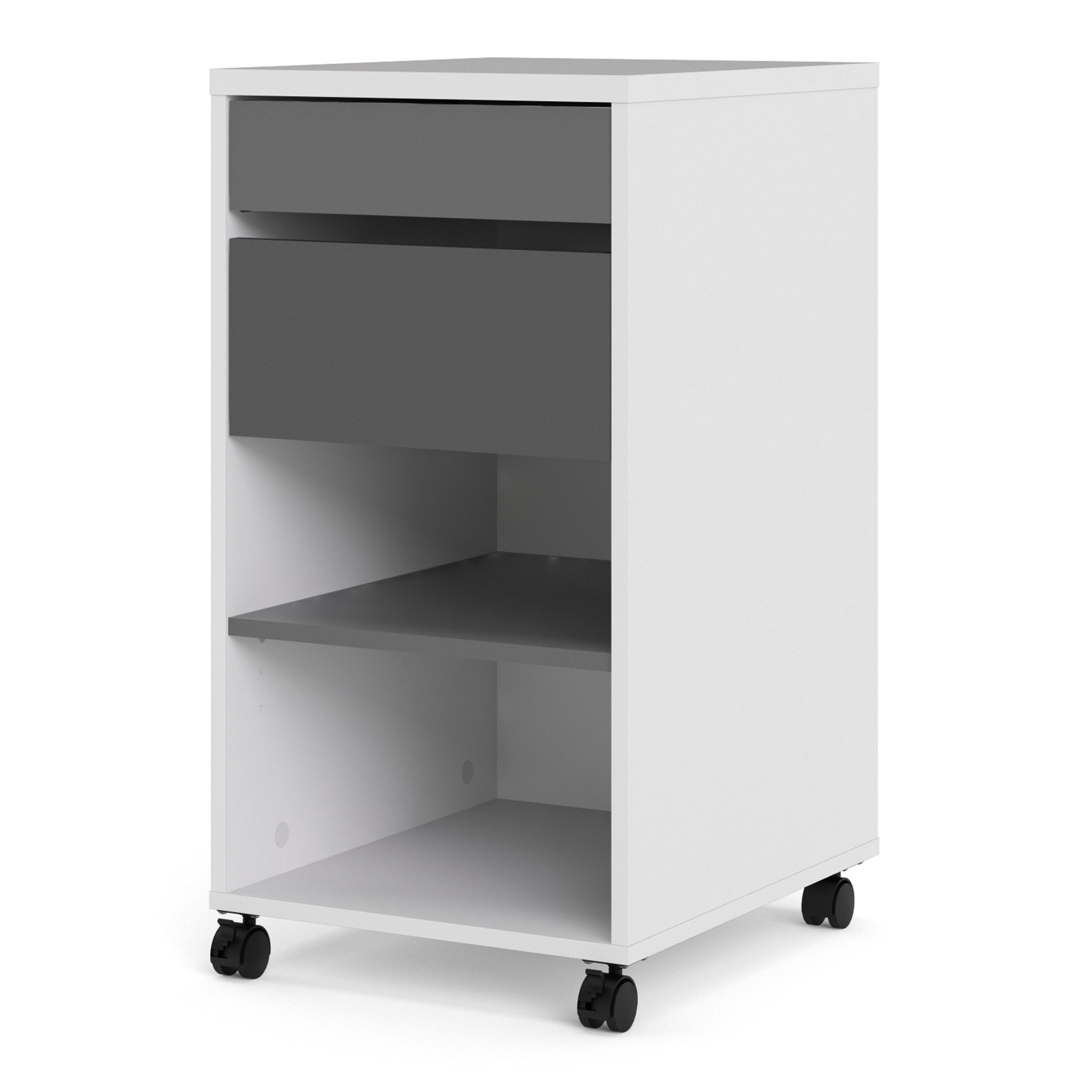 Function Plus Mobile File Cabinet 2 Drawers 1 Shelf – FTG, view 3