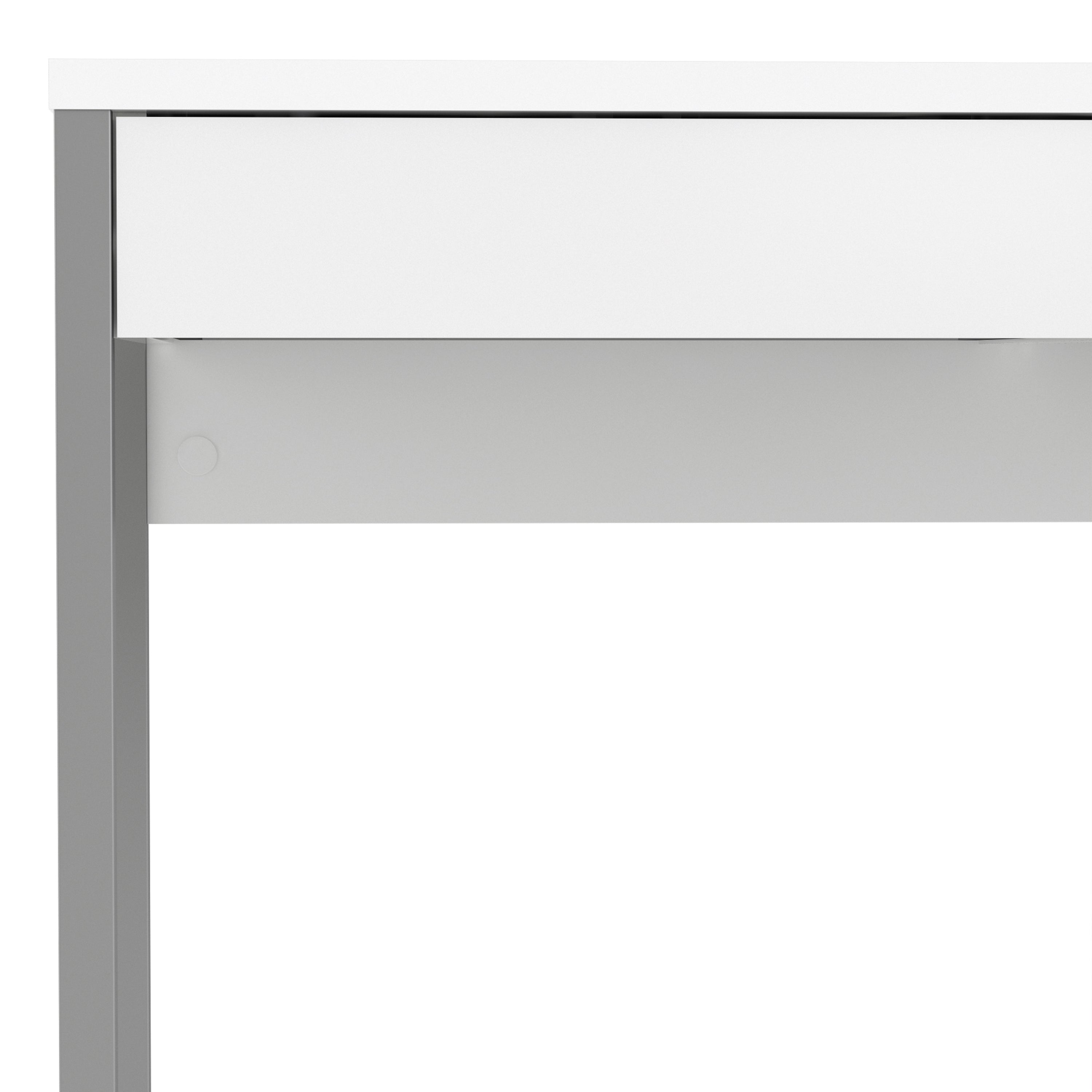 Function Plus Desk 2 Drawers in White High Gloss – FTG, view 7