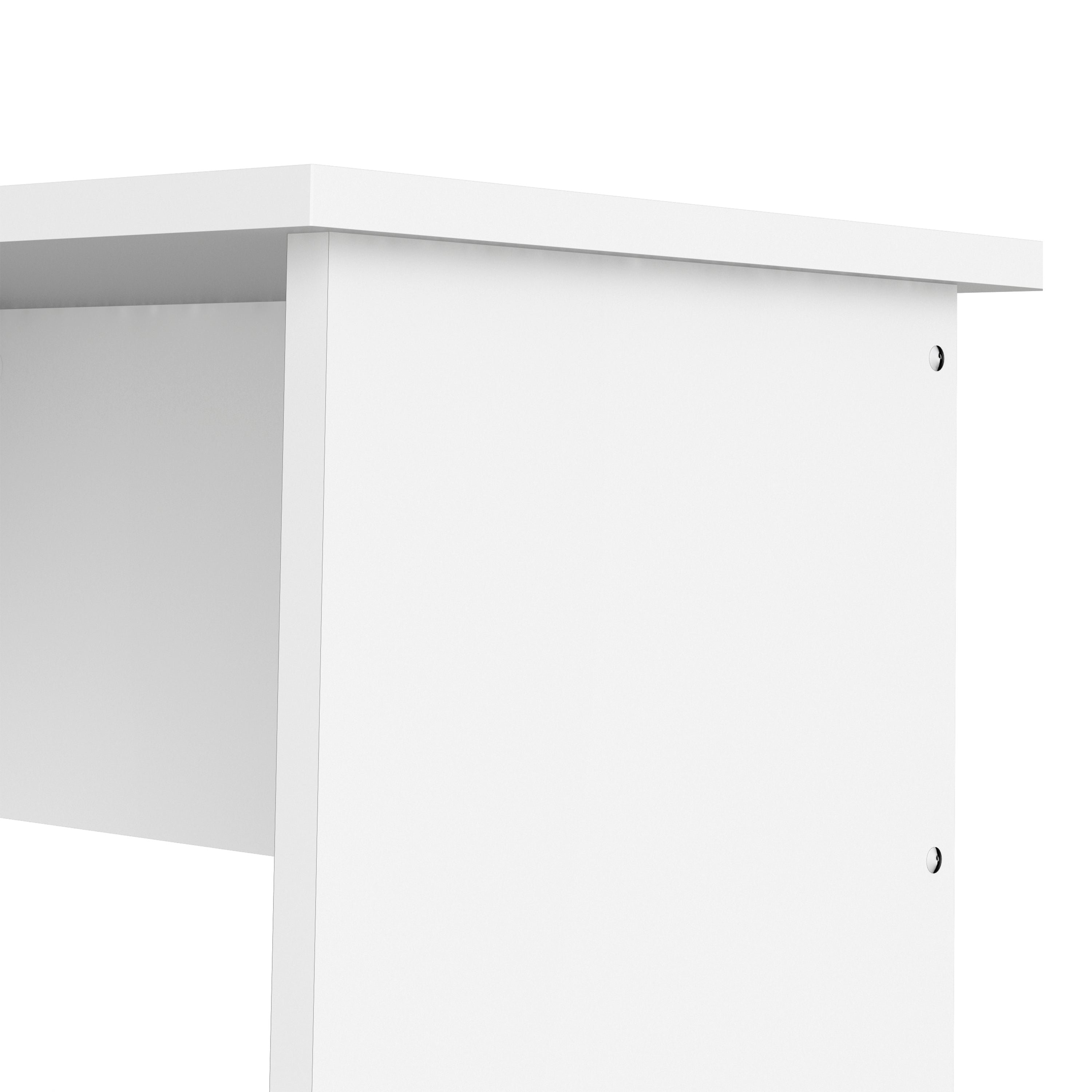 Function Plus 4 Drawer Desk in White – FTG, view 8