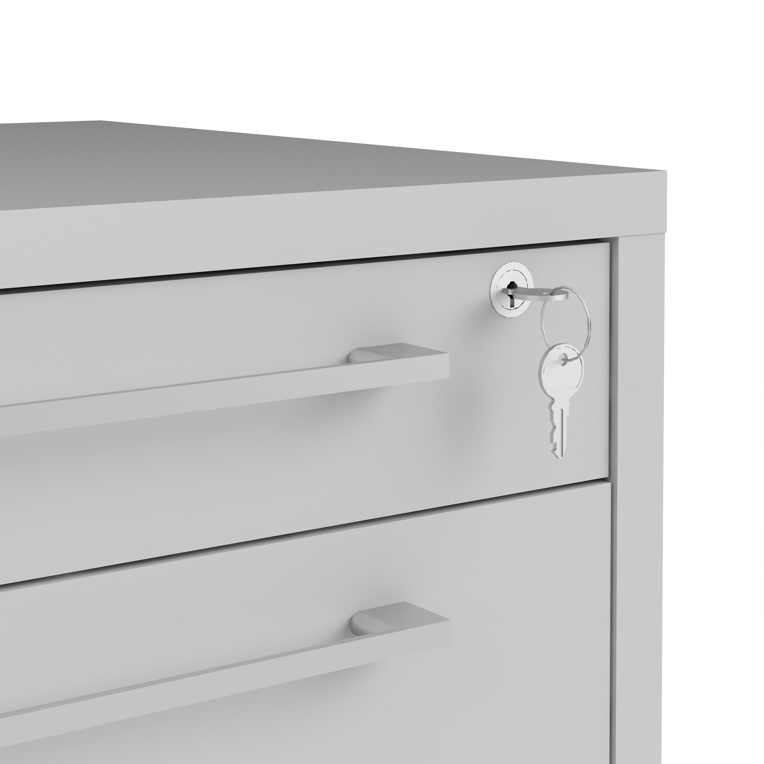Prima Mobile Cabinet in White – FTG, view 9