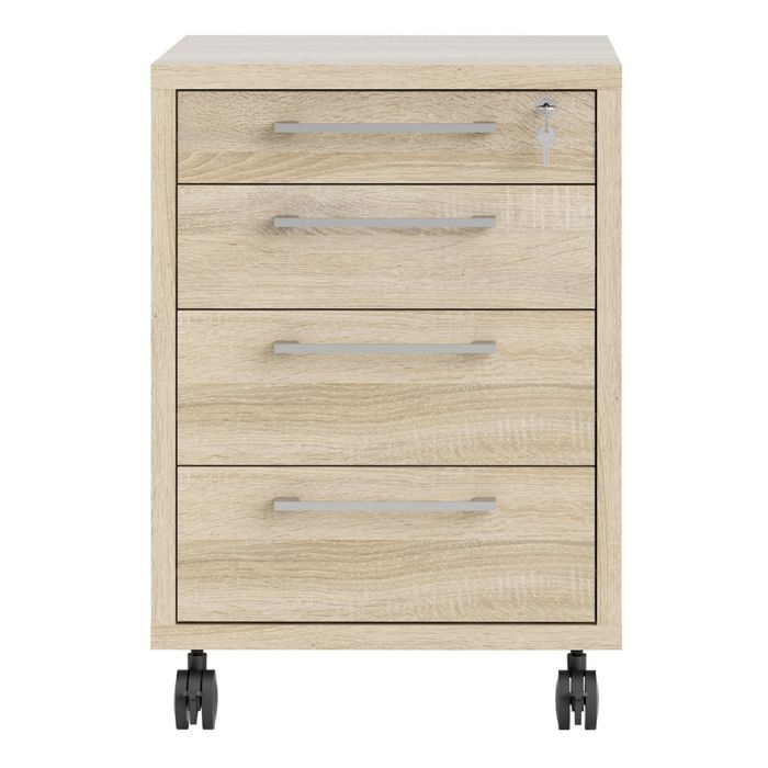 Prima Mobile Cabinet in Oak – FTG, view 2