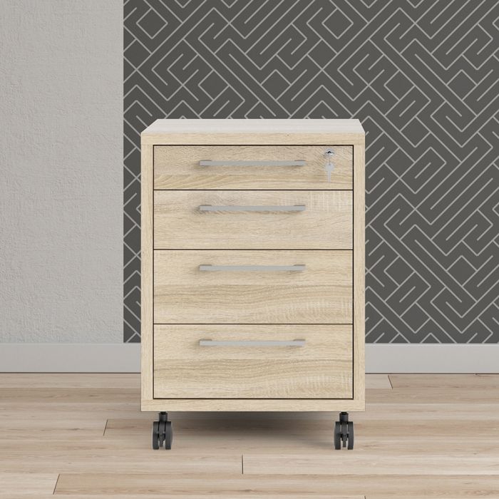 Prima Mobile Cabinet in Oak – FTG, view 6